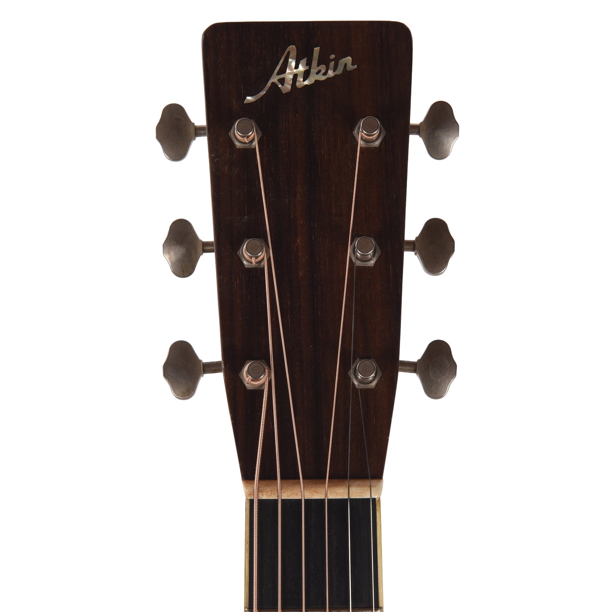 Aktin OM37 Deluxe Baked Sitka/Indian Rosewood Medium Aged White All Over