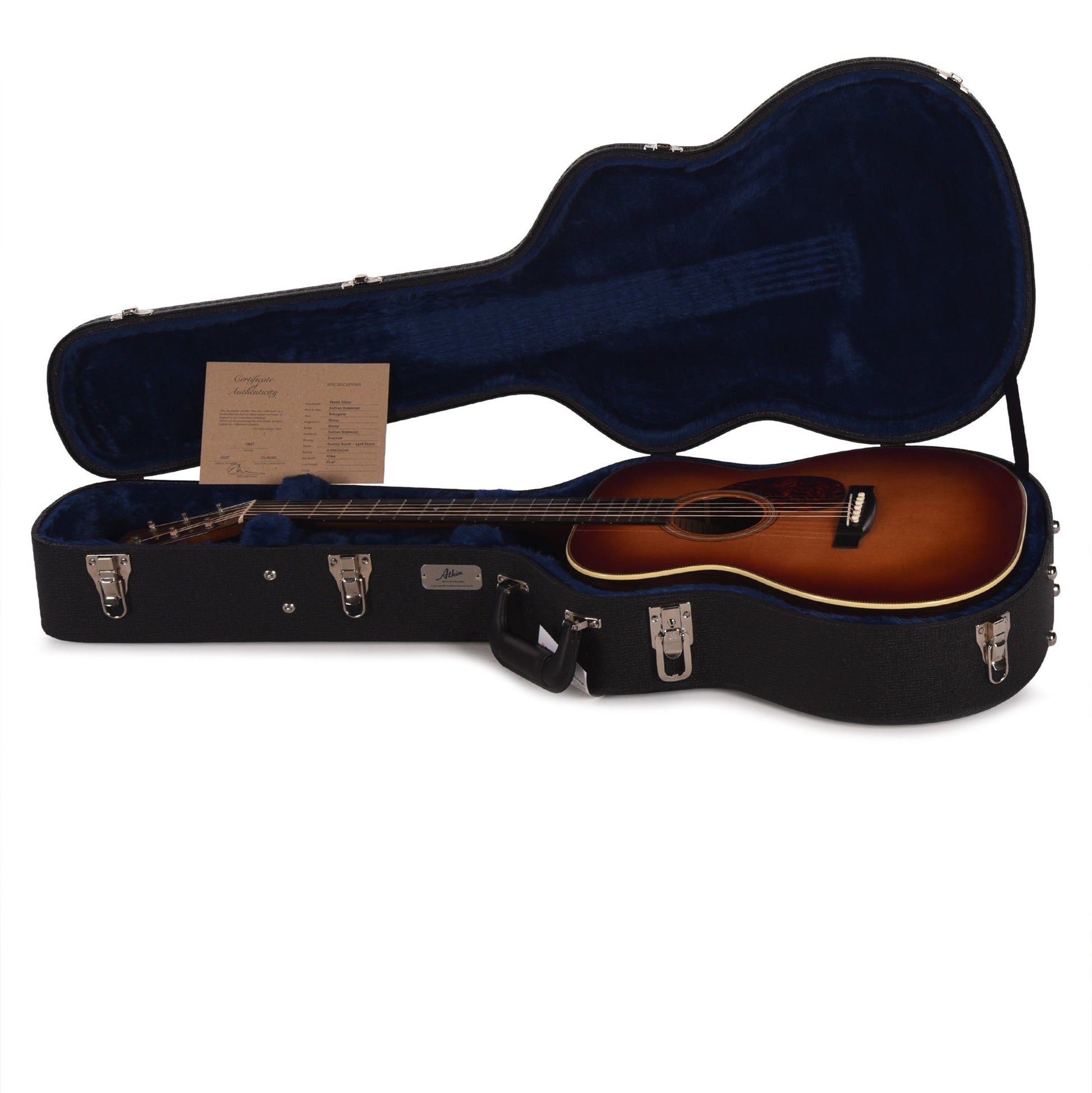 Atkin OM37 Baked Sitka/Rosewood Aged Cherry Burst