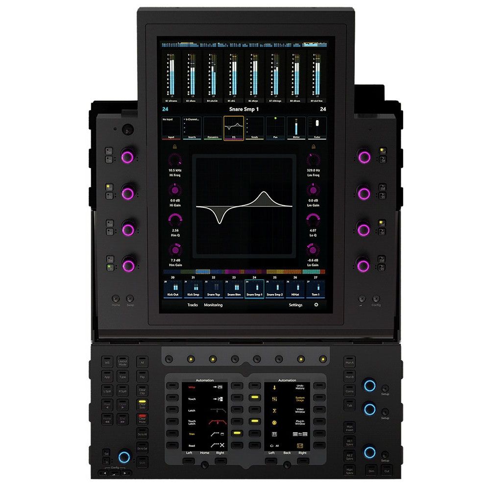Avid S4 16 Fader Control Surface with 2 Command Display Module
