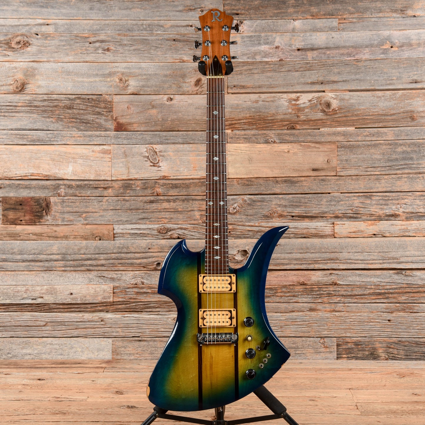 B.C. Rich Mockingbird Greenburst 1980s