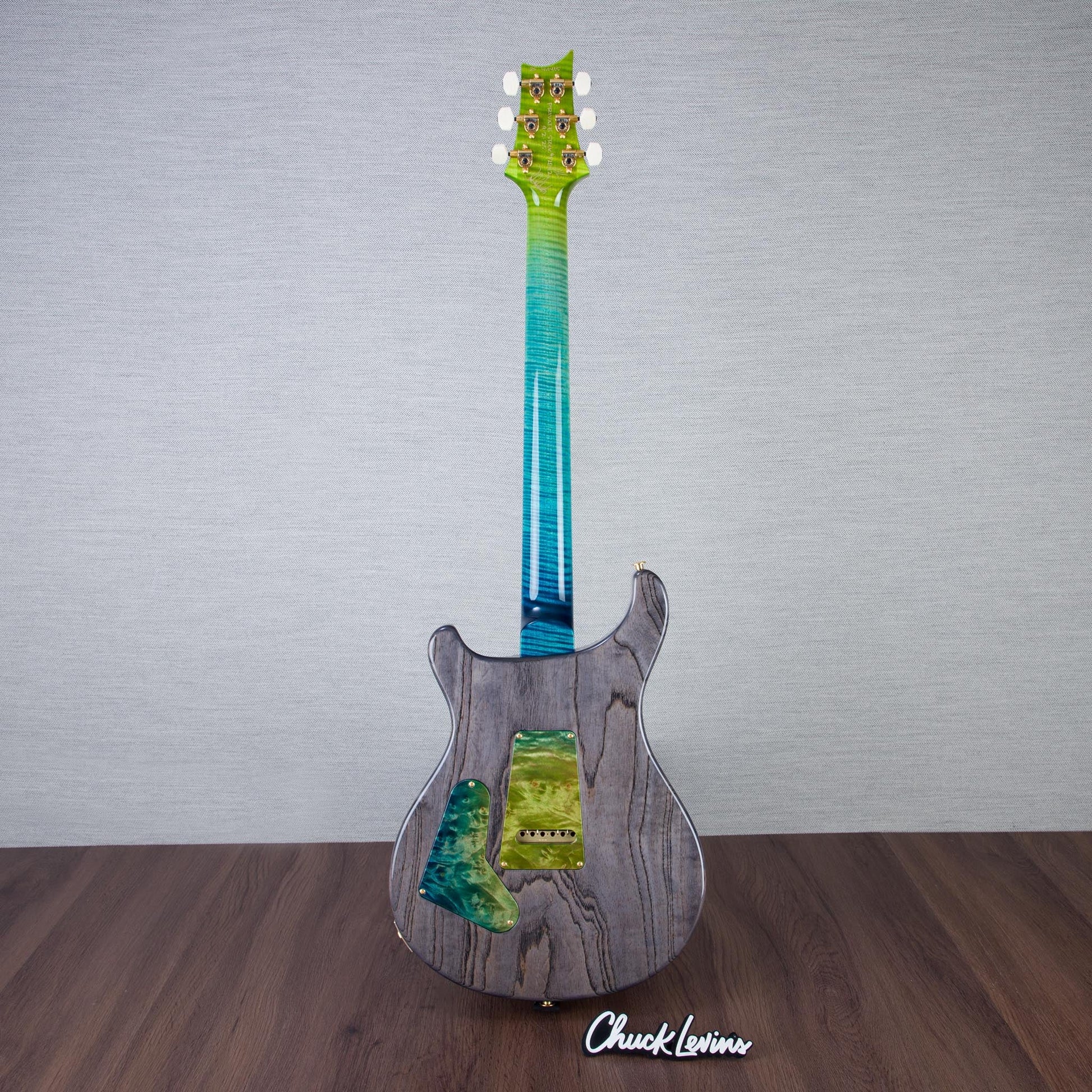 PRS Private Stock Custom 24 Electric Guitar - Laguna Glow/Charcoal Wash - #250410405