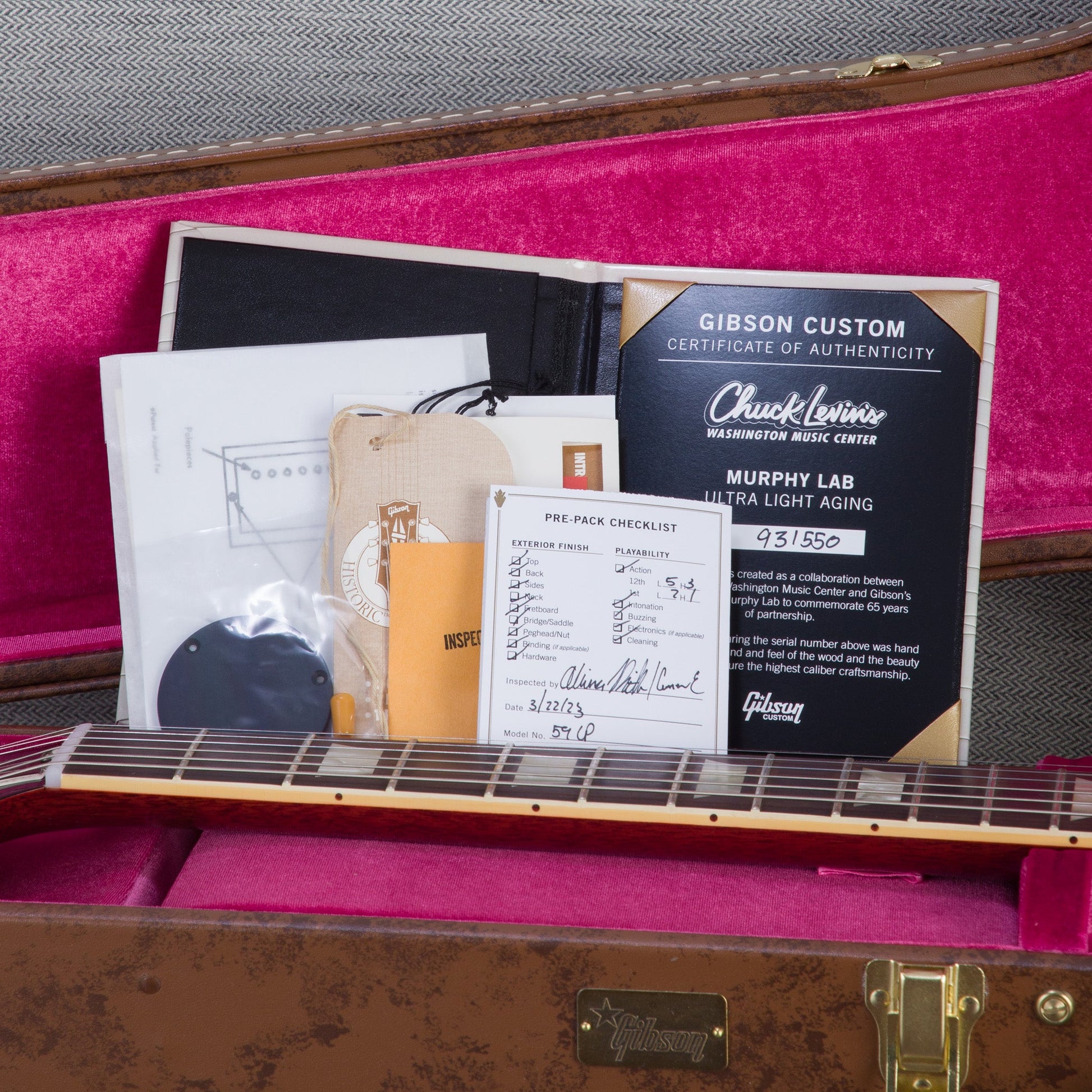 Gibson Murphy Lab1959 Les Paul Standard - Ultra Light Aged Dirty Lemon Burst - CHUCKSCLUSIVE - #931550