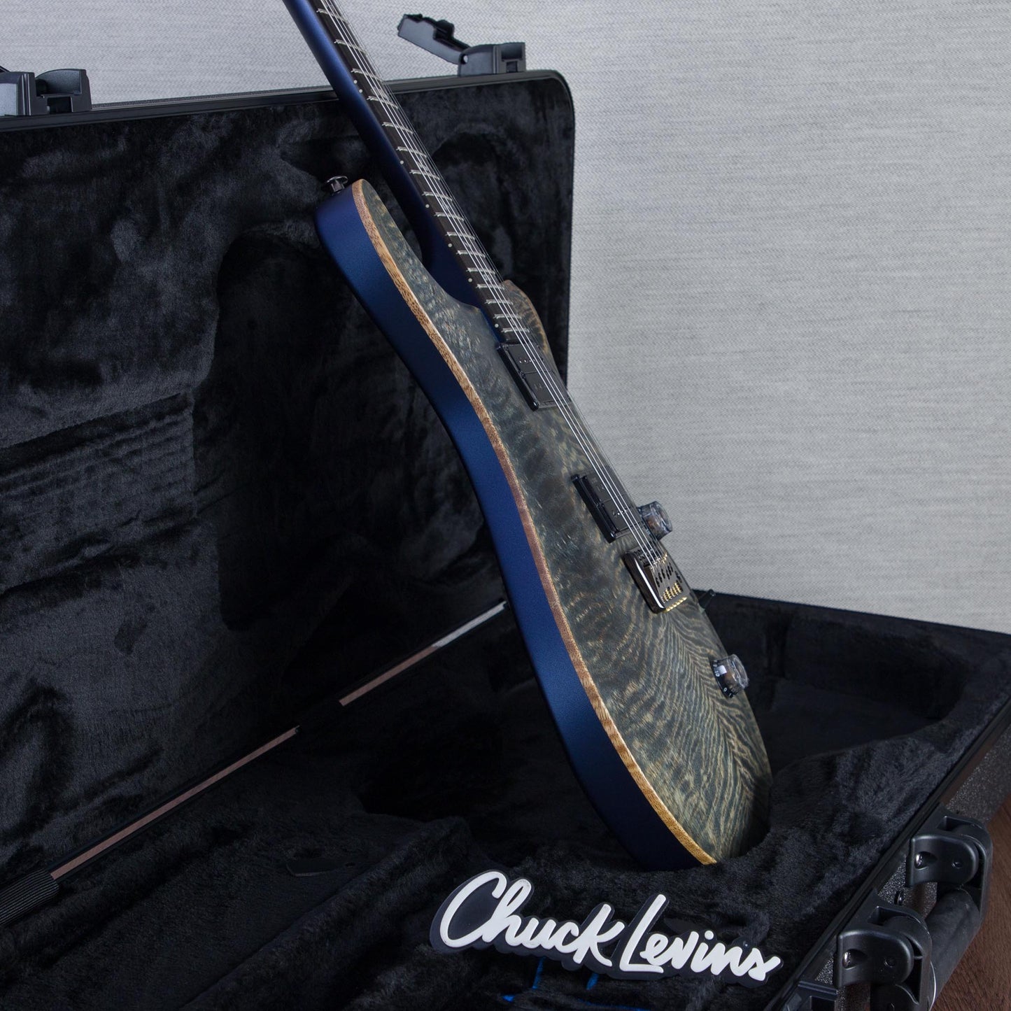PRS 40th Anniversary Custom 24 Satin Custom Color Electric Guitar - Faded Whale Blue With Metallic Blue Back - #250412019