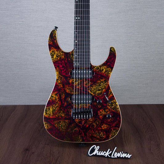 ESP USA M-7 HT Baritone Electric Guitar - Hellfire - #US24178 - Mint, Open Box