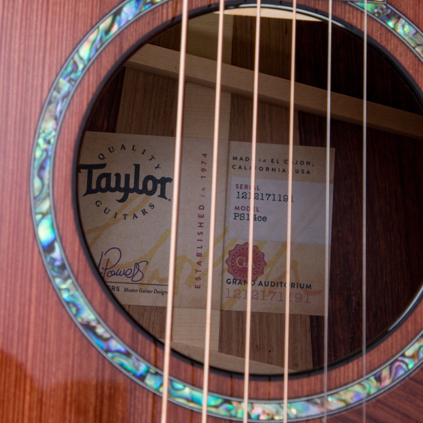 Taylor PS14ce Honduran Rosewood Acoustic Guitar