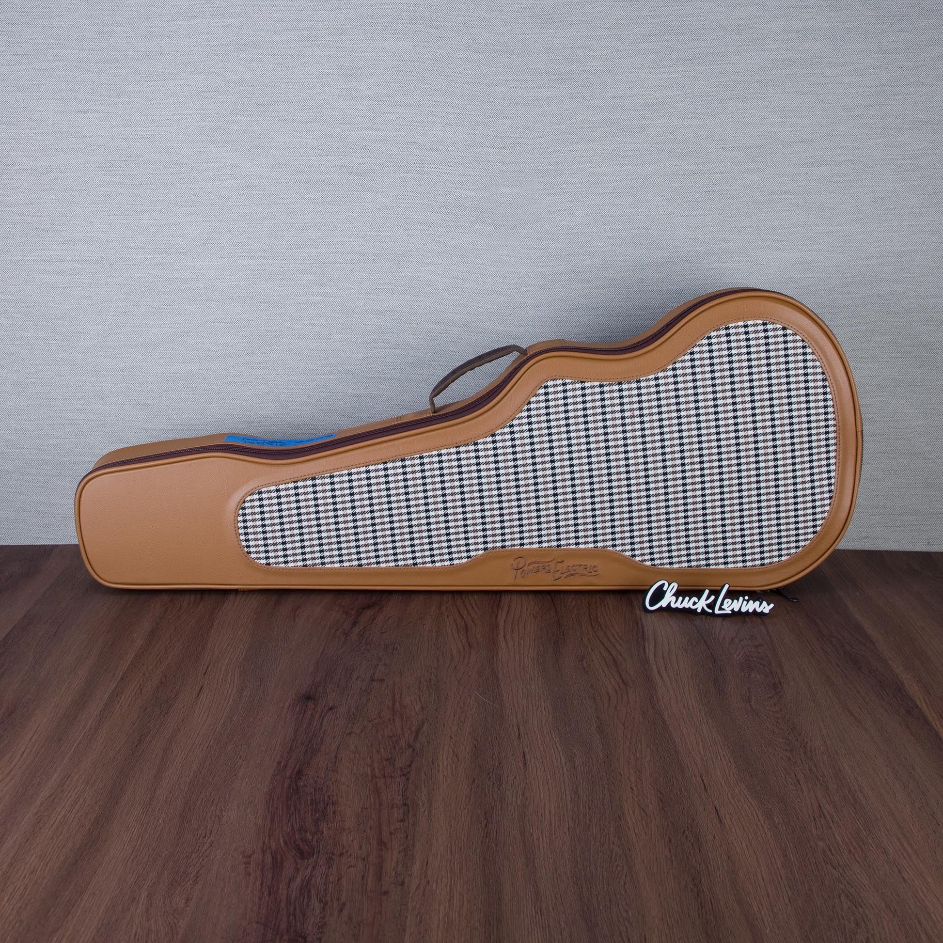 Powers Electric A-Type Electric Guitar - Signal Yellow - #B058
