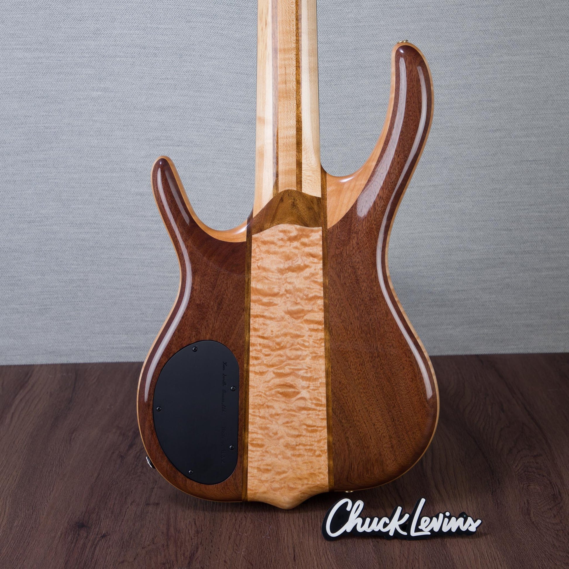 Ken Smith BSR-5TNE-FW Black Tiger Elite 5-String Electric Bass Guitar - Figured Walnut - #5TNE706626