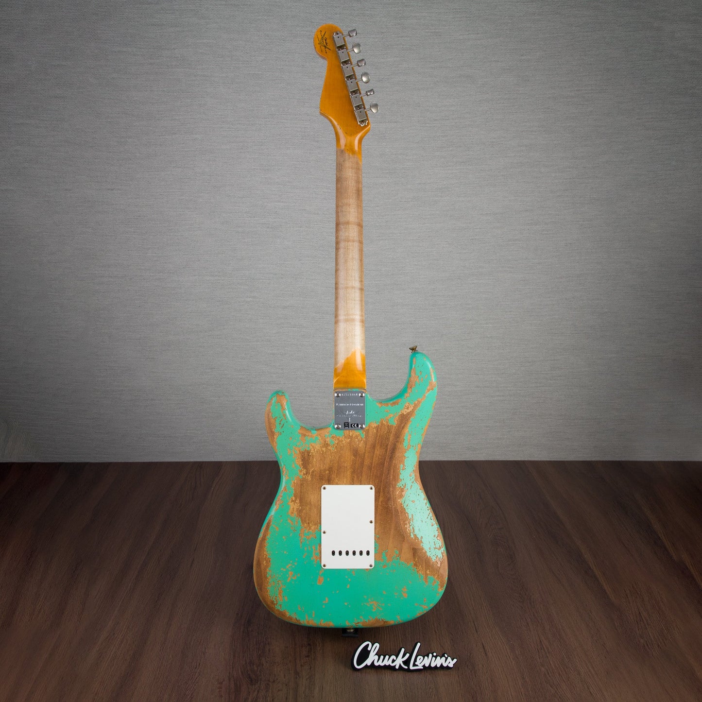 Fender Custom Shop Limited Edition Dual Mag II Stratocaster Super Heavy Relic - Aged Seafoam Green