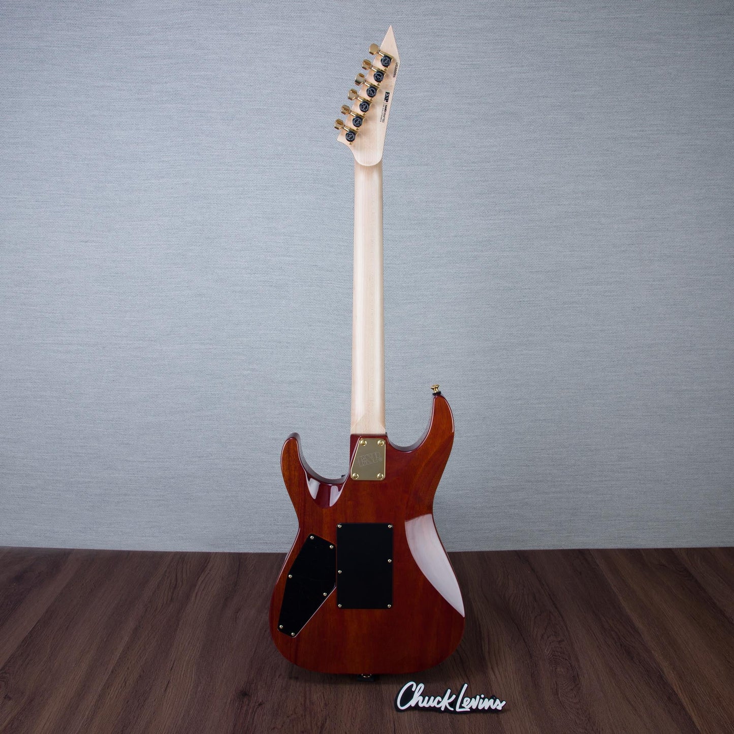 ESP USA M-II DX Electric Guitar - Tiger Eye Sunburst - #US26096