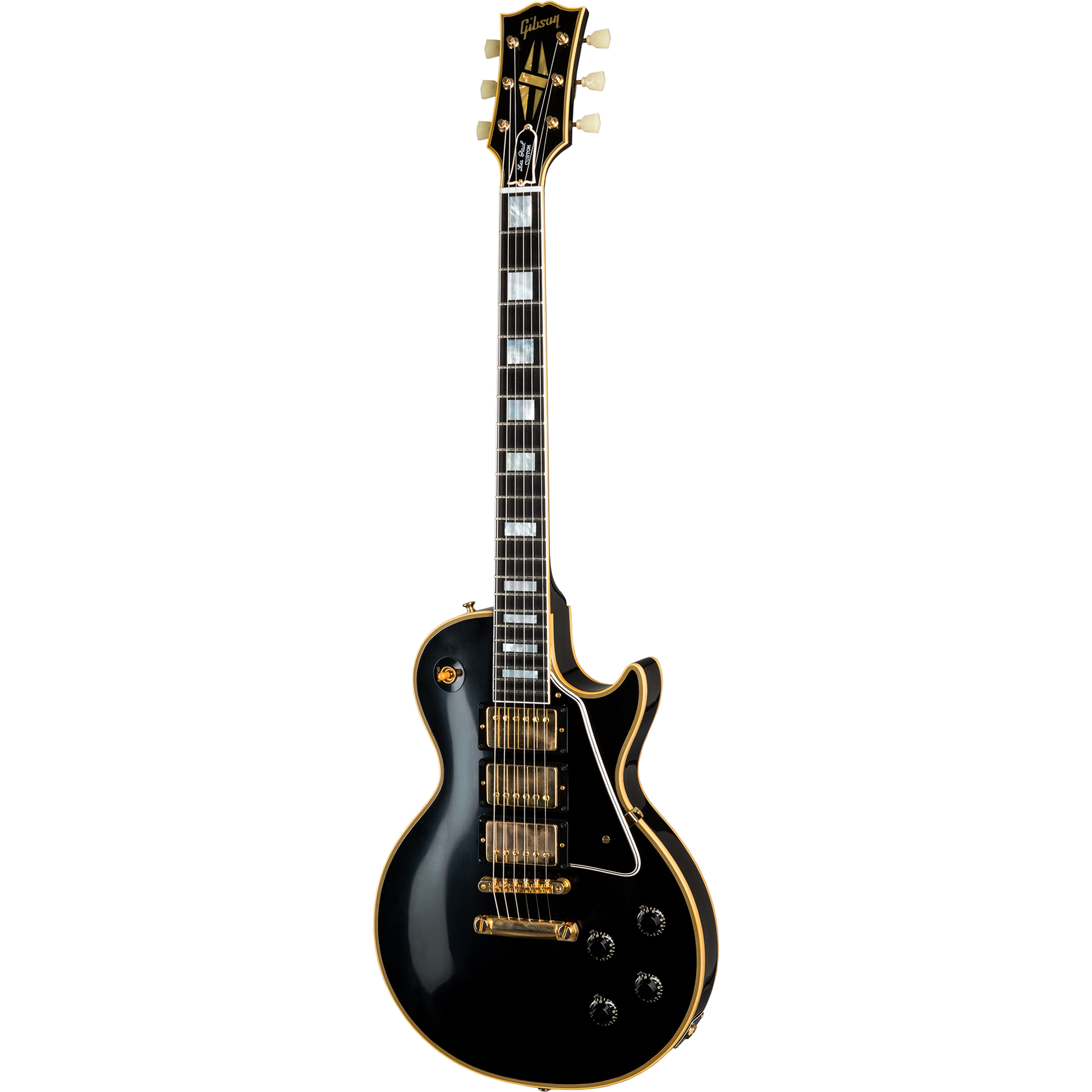 Gibson 1957 Les Paul Custom Reissue 3-Pickup Electric Guitar - VOS Ebony
