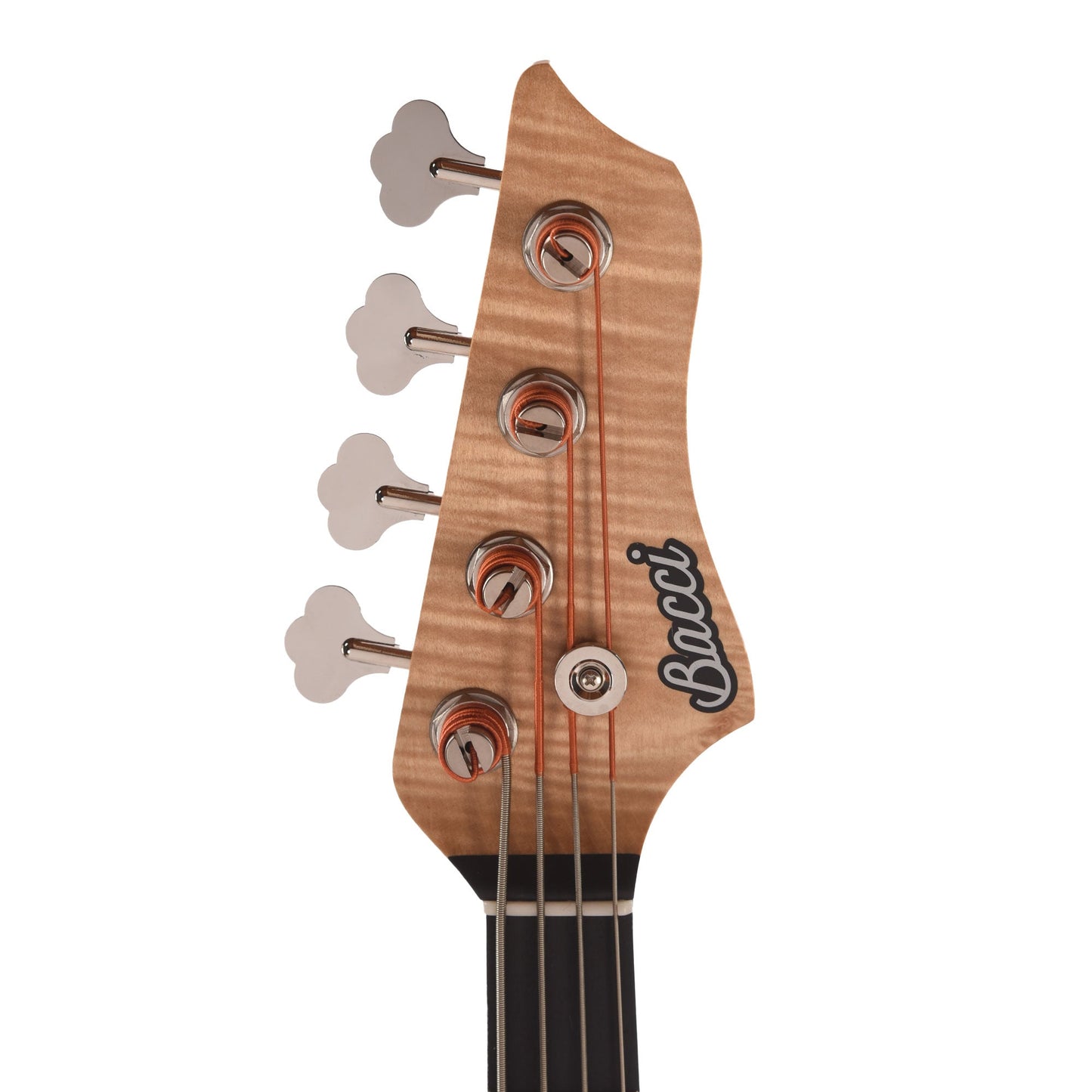 Bacci Marlita 4-String Red Alder Natural w/Alder Woodworm Insert