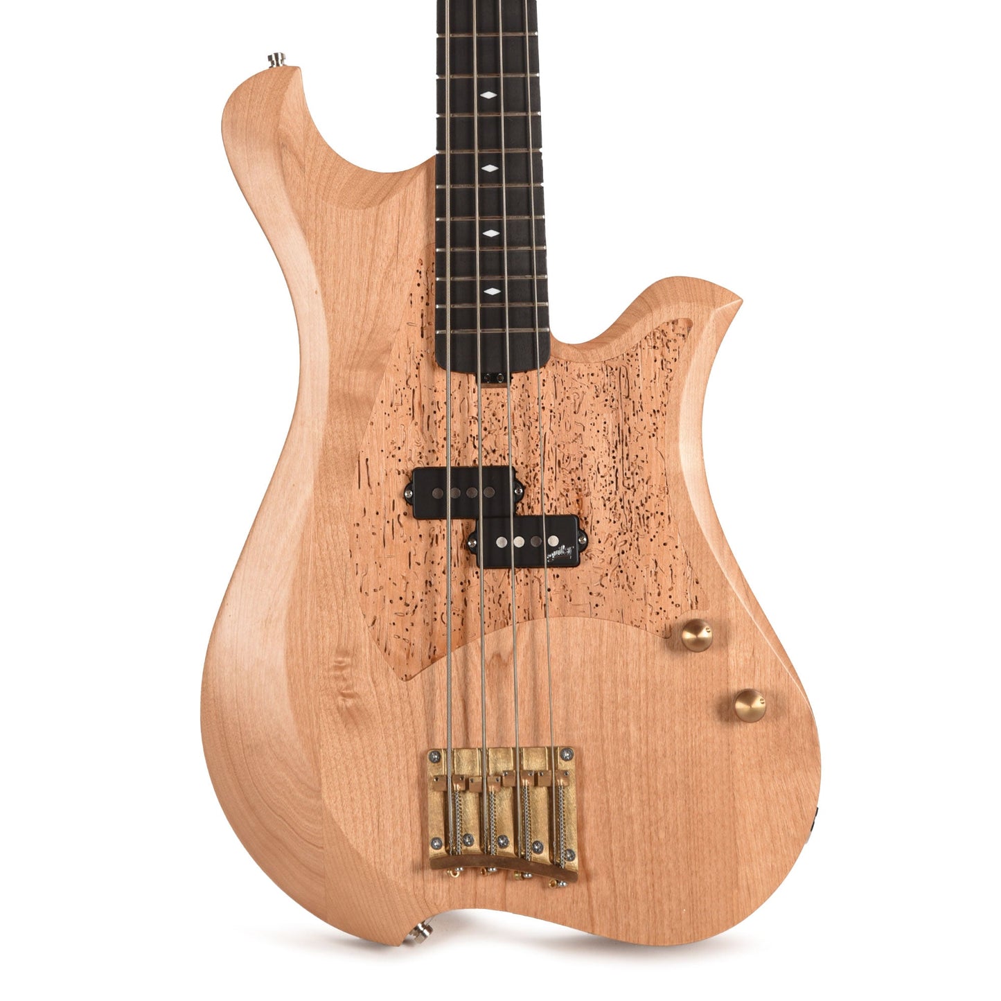 Bacci Marlita 4-String Red Alder Natural w/Alder Woodworm Insert