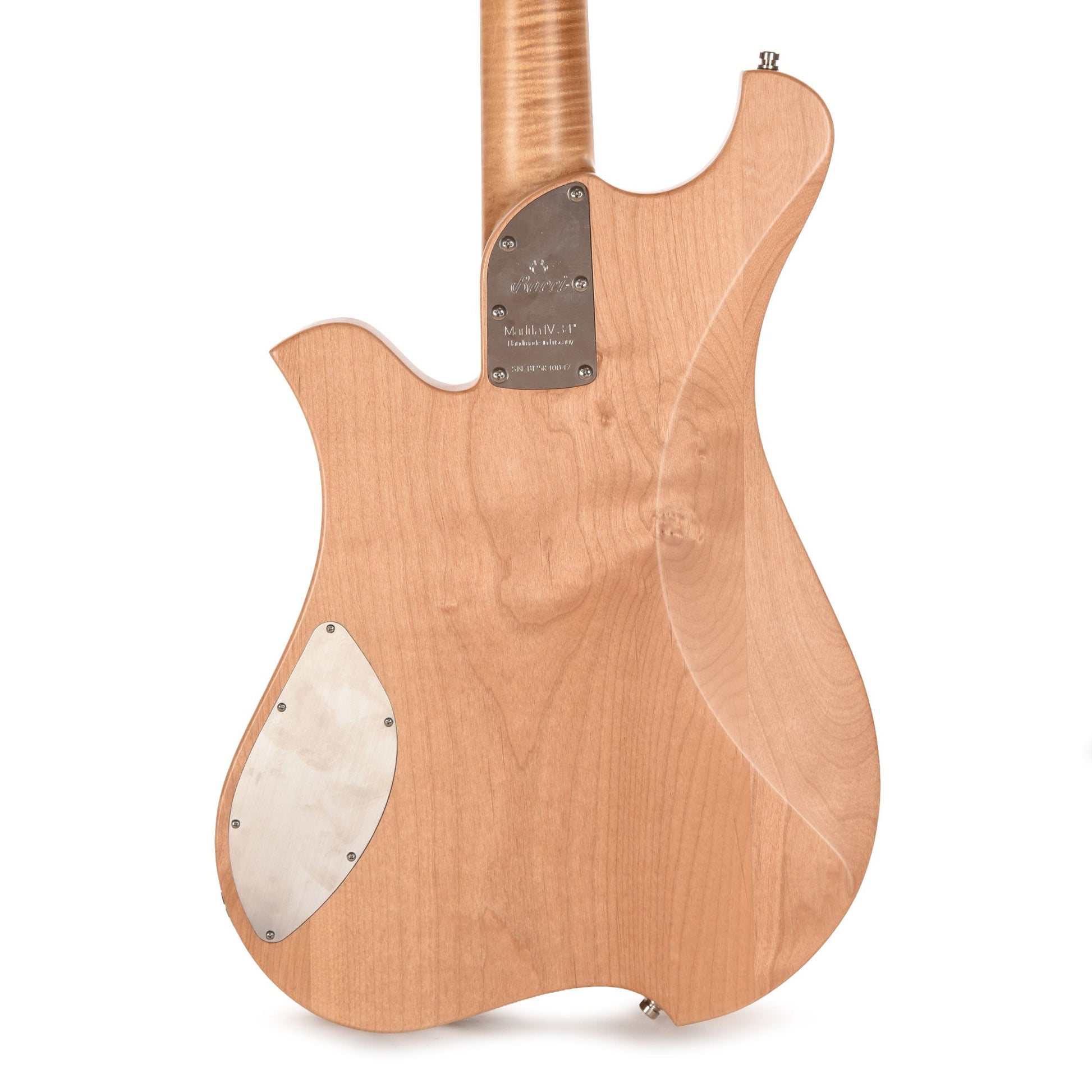 Bacci Marlita 4-String Red Alder Natural w/Alder Woodworm Insert