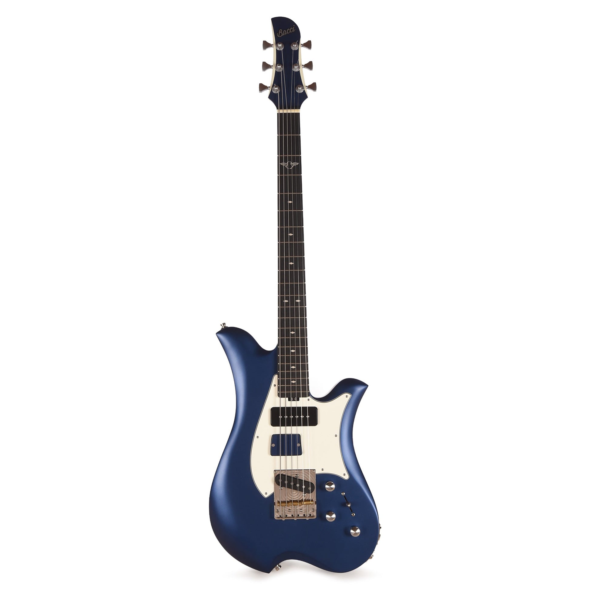 Bacci Leonardo Officina Baritone Radiance Ultramarine w/Figured Maple Neck & Ebony Fingerboard