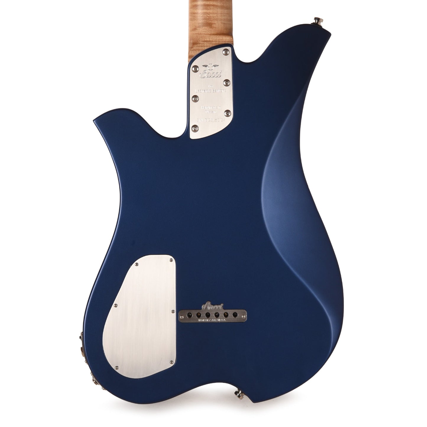 Bacci Leonardo Officina Baritone Radiance Ultramarine w/Figured Maple Neck & Ebony Fingerboard