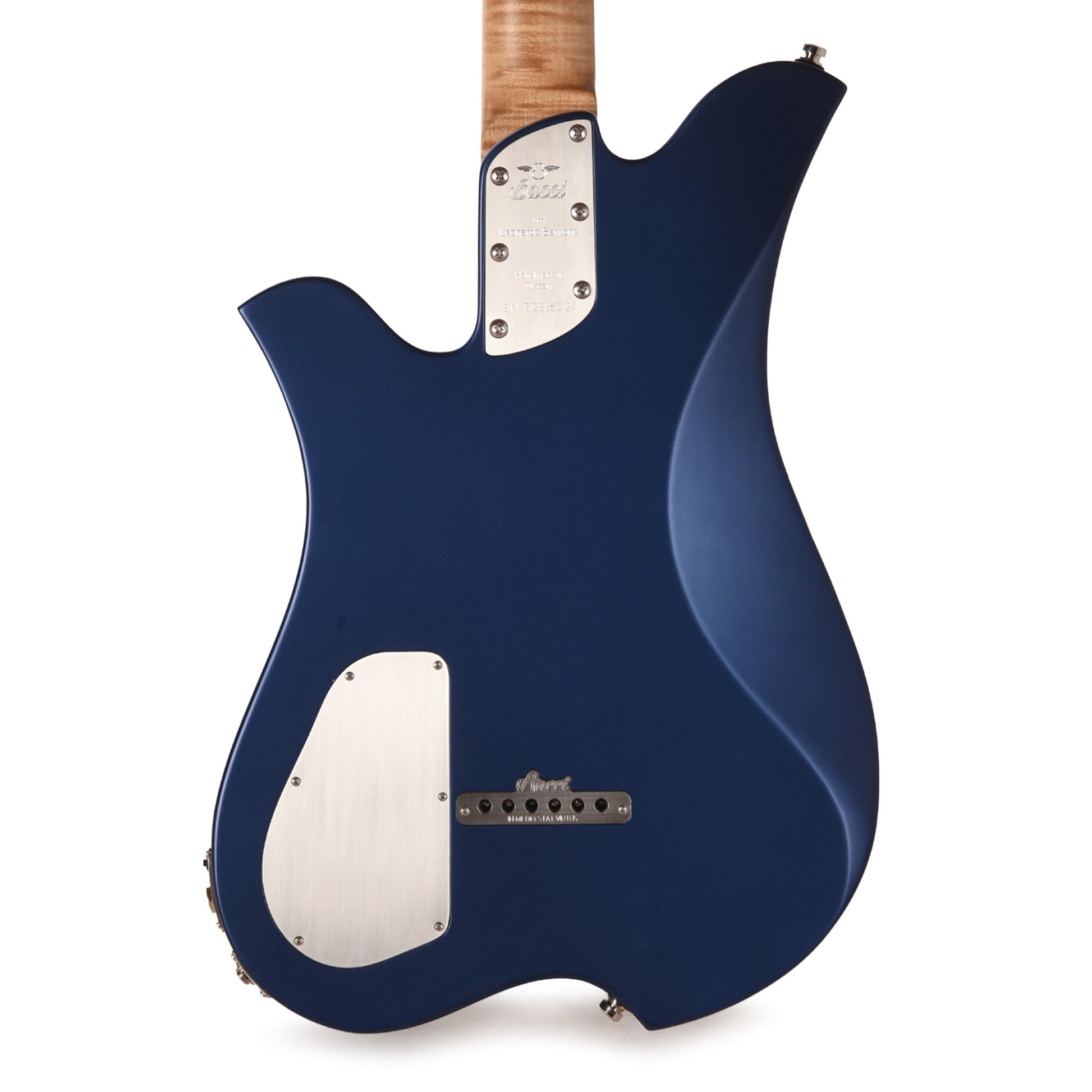 Bacci Leonardo Officina Baritone Radiance Ultramarine w/Figured Maple Neck & Ebony Fingerboard