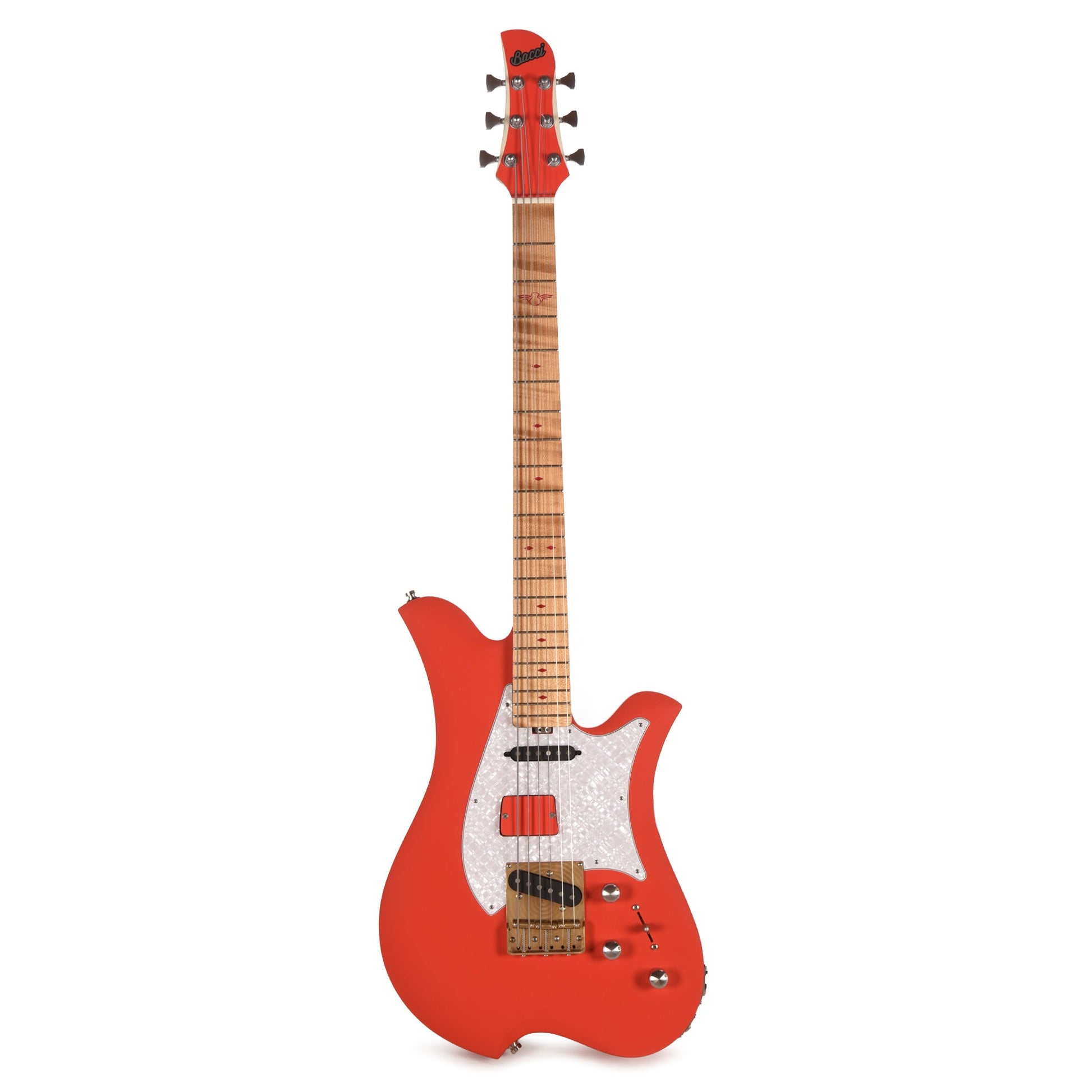 Bacci Leonardo Officina Baritone Tuscan Red w/Figured Maple Neck