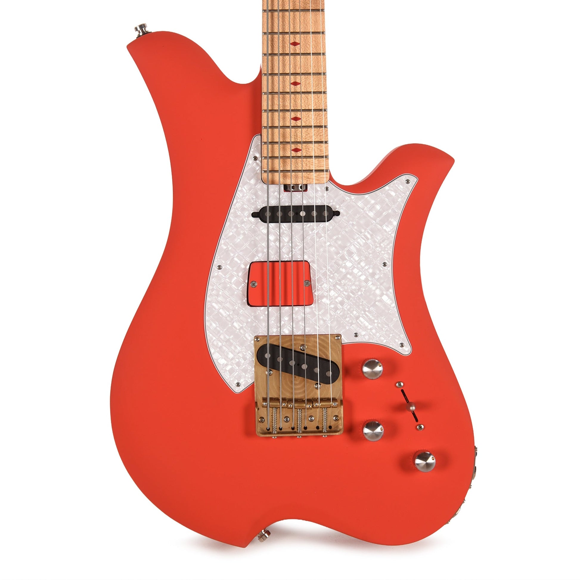 Bacci Leonardo Officina Baritone Tuscan Red w/Figured Maple Neck