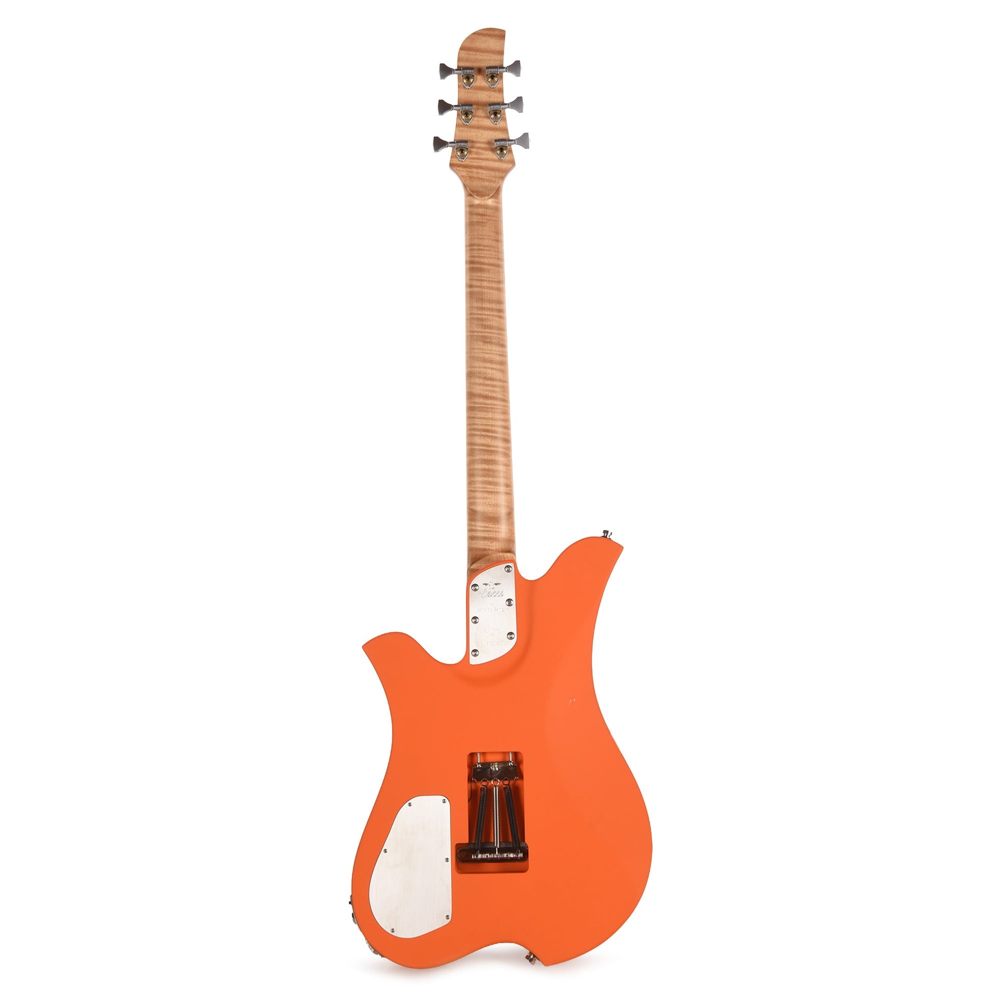 Bacci Leonardo Parato Bacci Orange Circles Roasted Figured Maple Neck w/Vegatrem