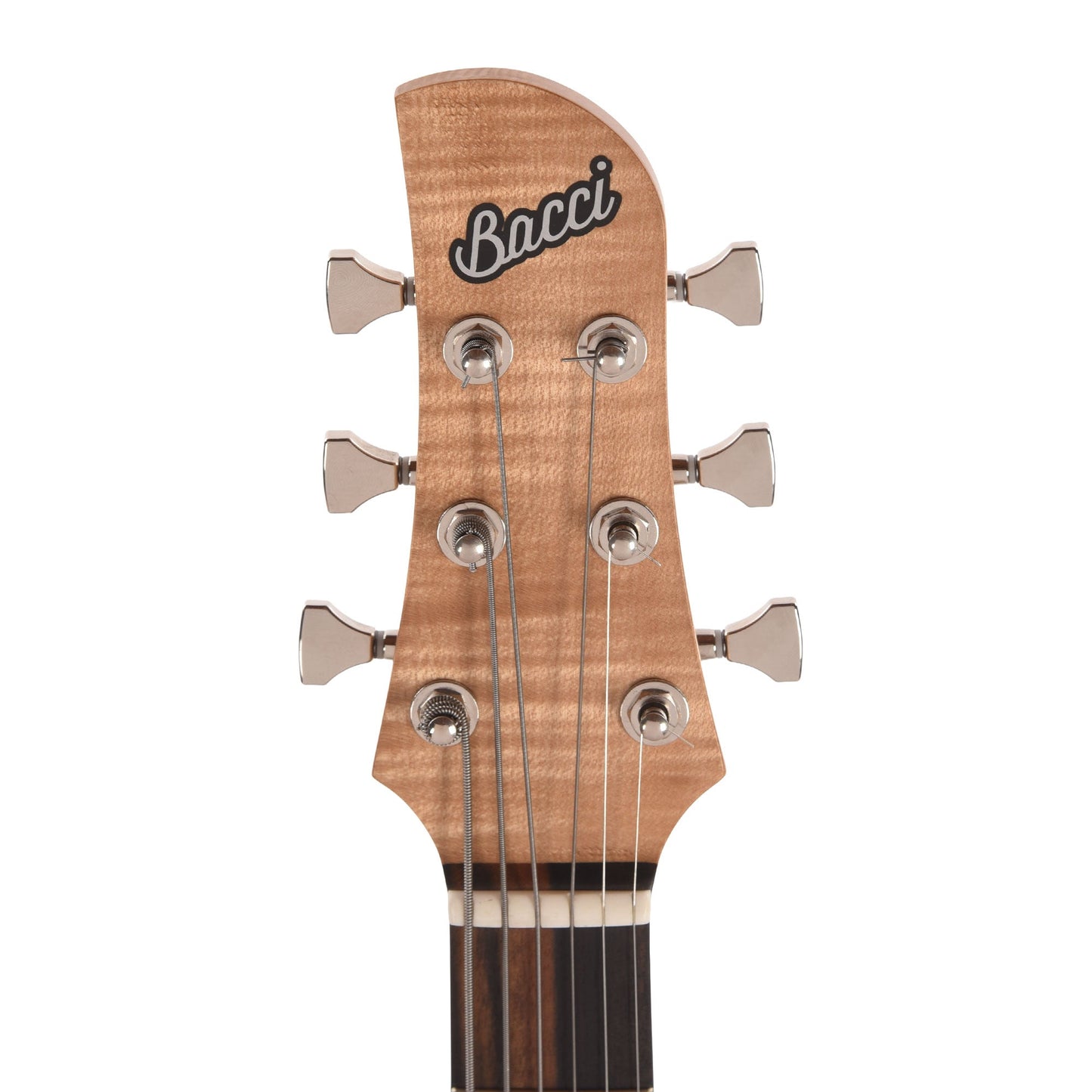 Bacci Leonardo Soffio Noce Dual Output Baritone Semi-Hollow Walnut Natural