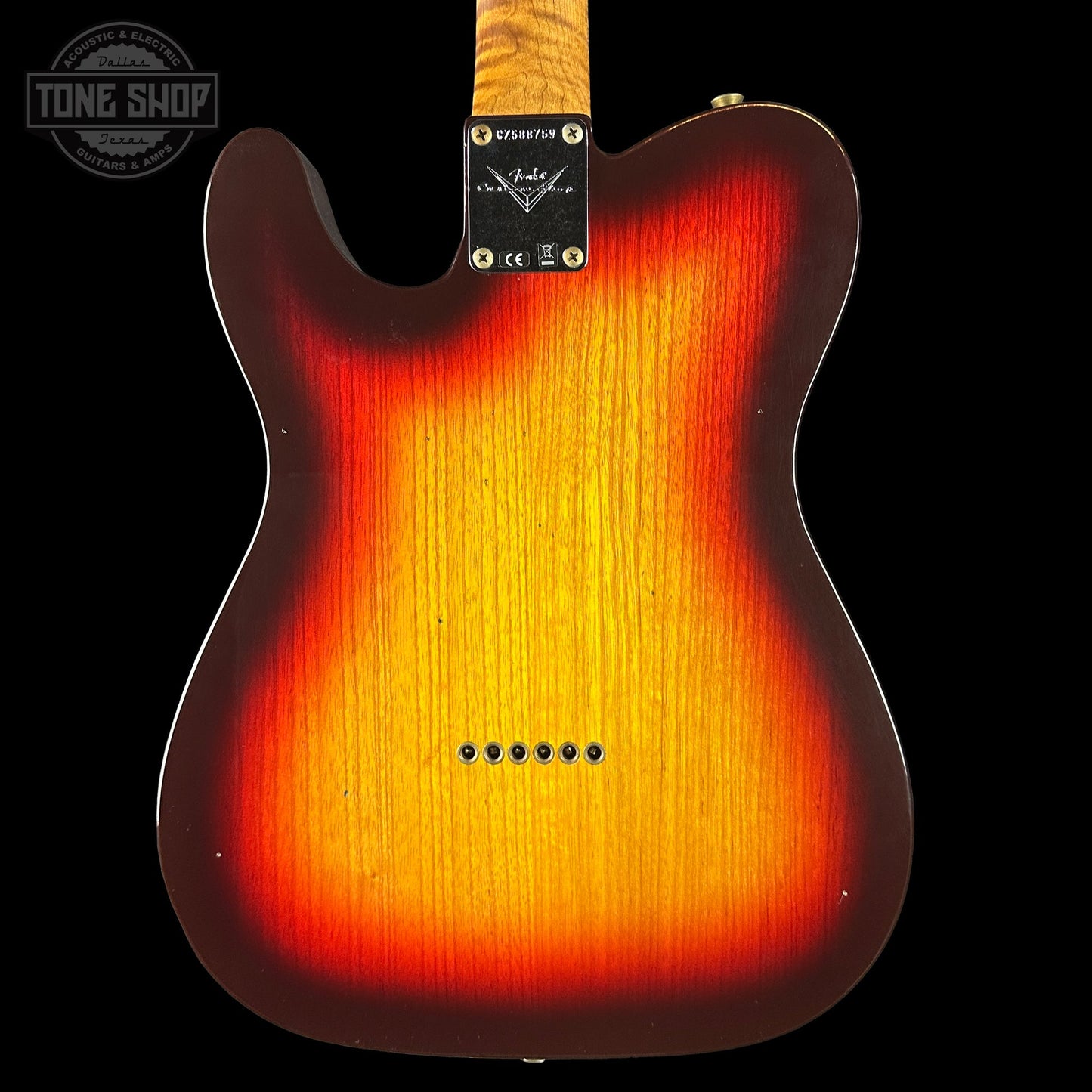 Fender Custom Shop TSG Exclusive ’63 Telecaster Chambered Chocolate 3-Tone Sunburst Journeyman Relic w/case CZ588759