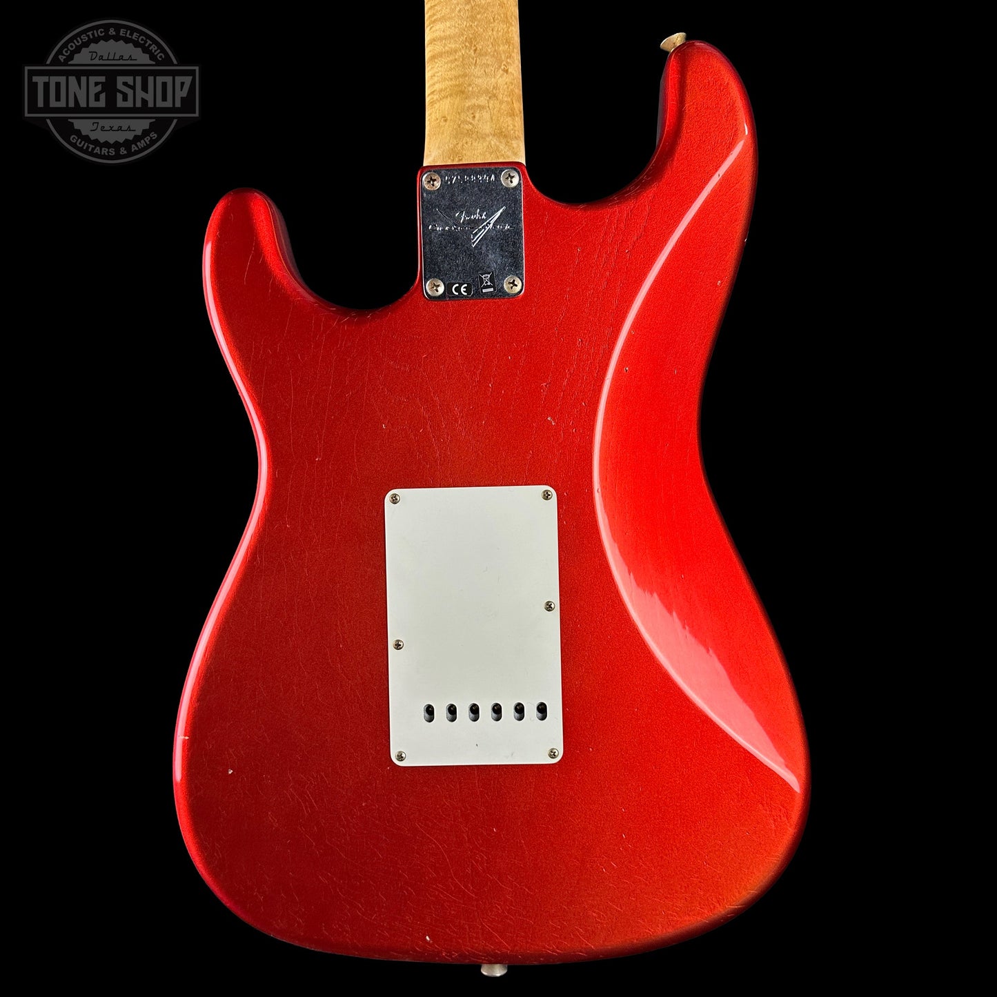 Fender Custom Shop 1963 Stratocaster Journeyman Relic AAA Maple Neck Melon Candy w/case CZ588394