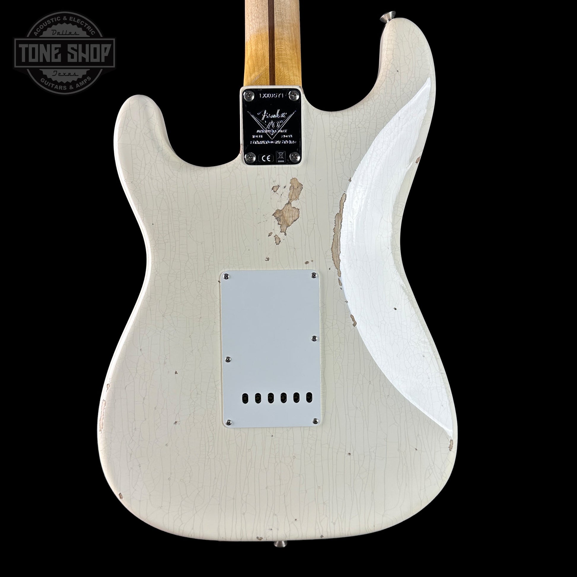 Fender Custom Shop Limited Edition Fat '54 Strat Relic w/Closet Classic Hardware Aged Arctic White w/case