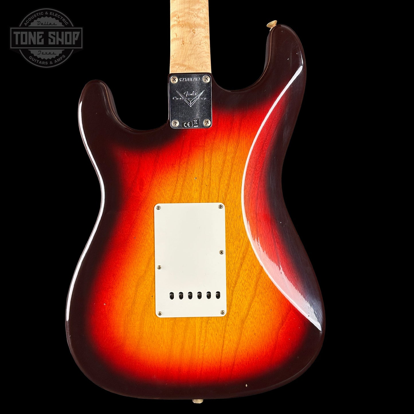 Fender Custom Shop 1963 Stratocaster Journeyman Relic Chocolate 3 Tone Sunburst AAA Maple Neck w/case CZ588787