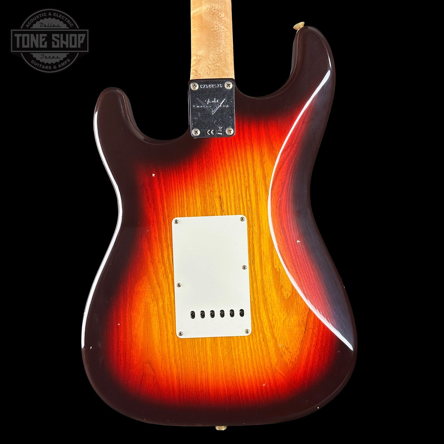 Fender Custom Shop 1963 Stratocaster Journeyman Relic Chocolate 3 Tone Sunburst AAA Maple Neck w/case CZ588676