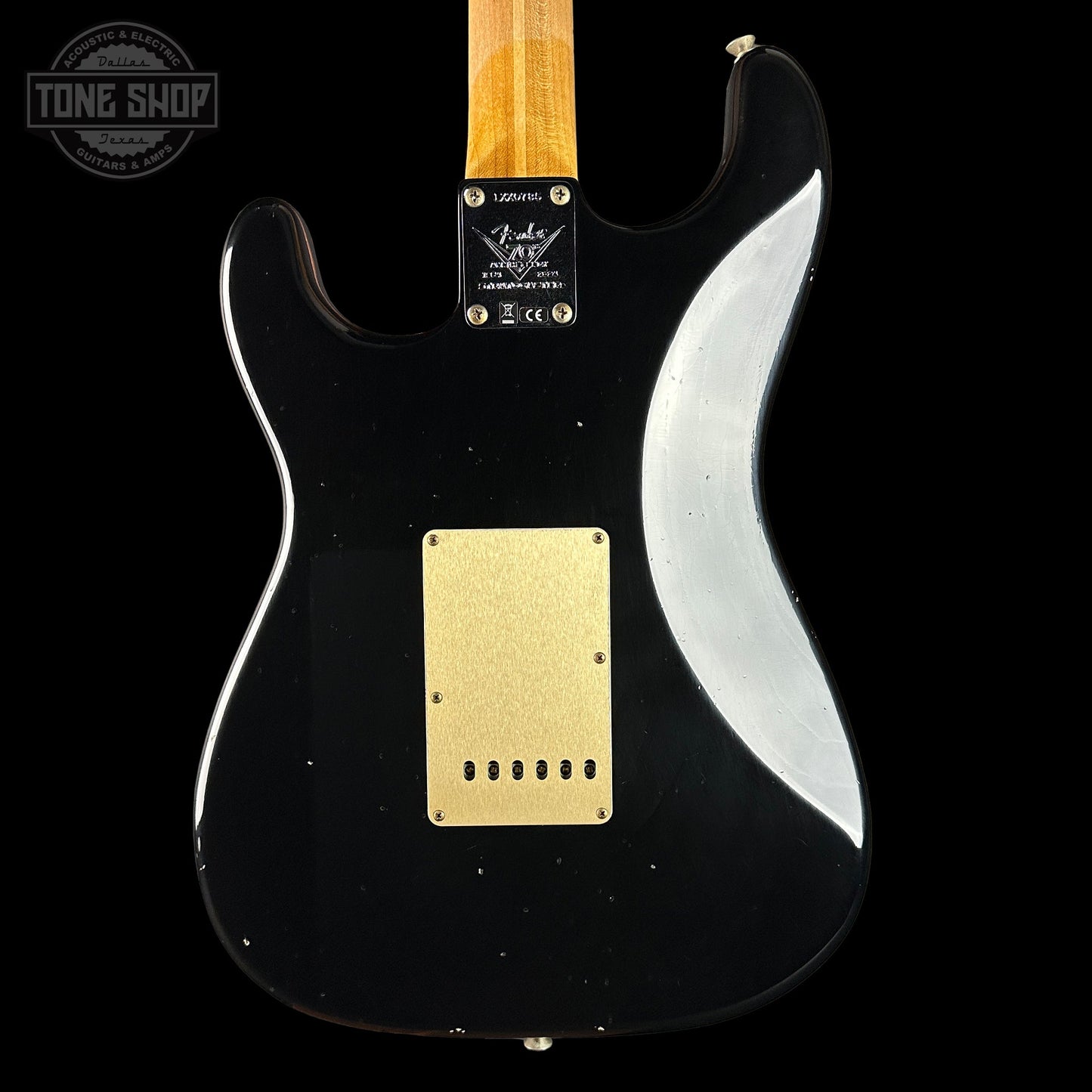 Fender Custom Shop Limited Edition Roasted '54 Strat Journeyman Relic Aged Black w/case
