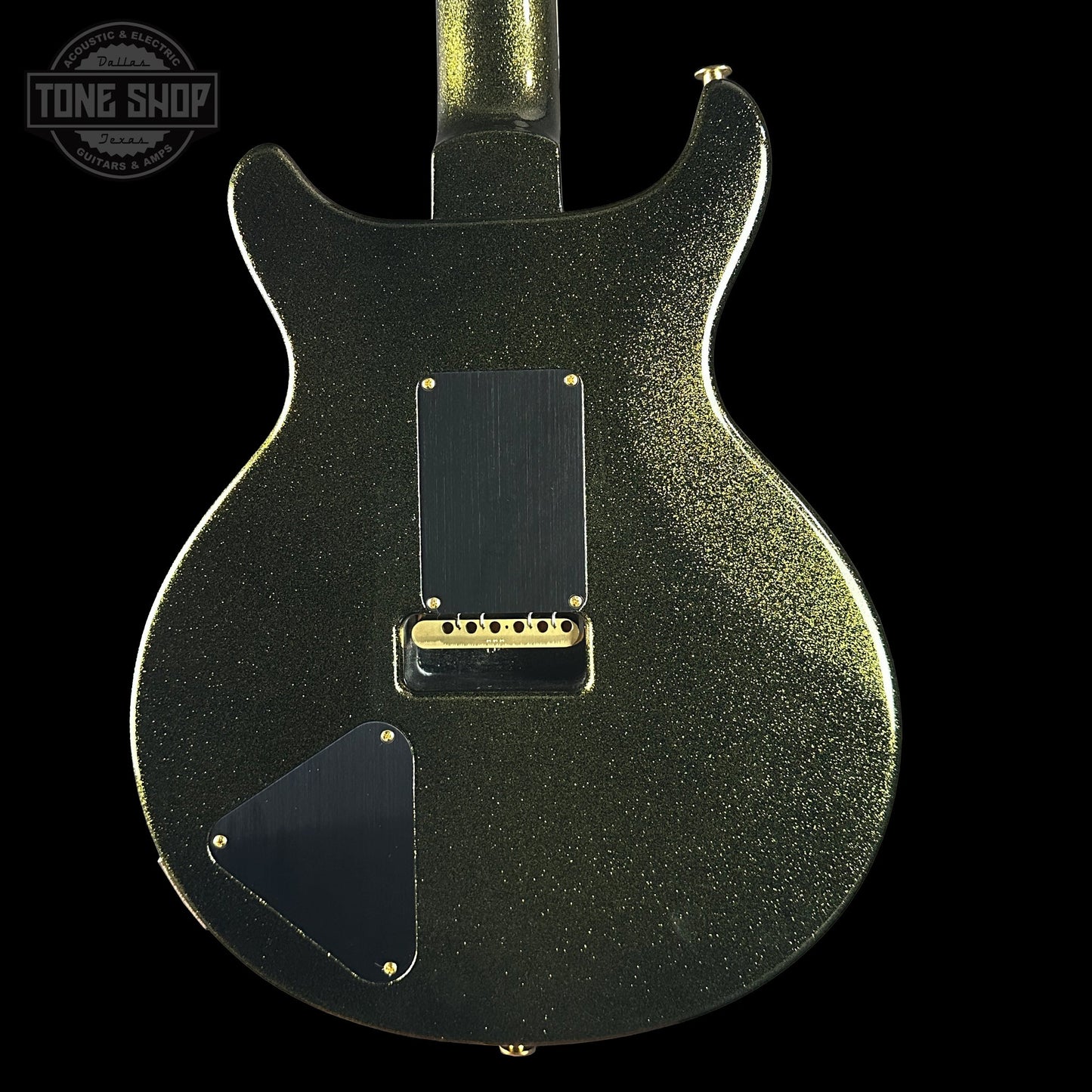 PRS Santana Retro 10 Top Sprayer's Choice Santana Yellow Gold Holoflake Back w/case 0415510