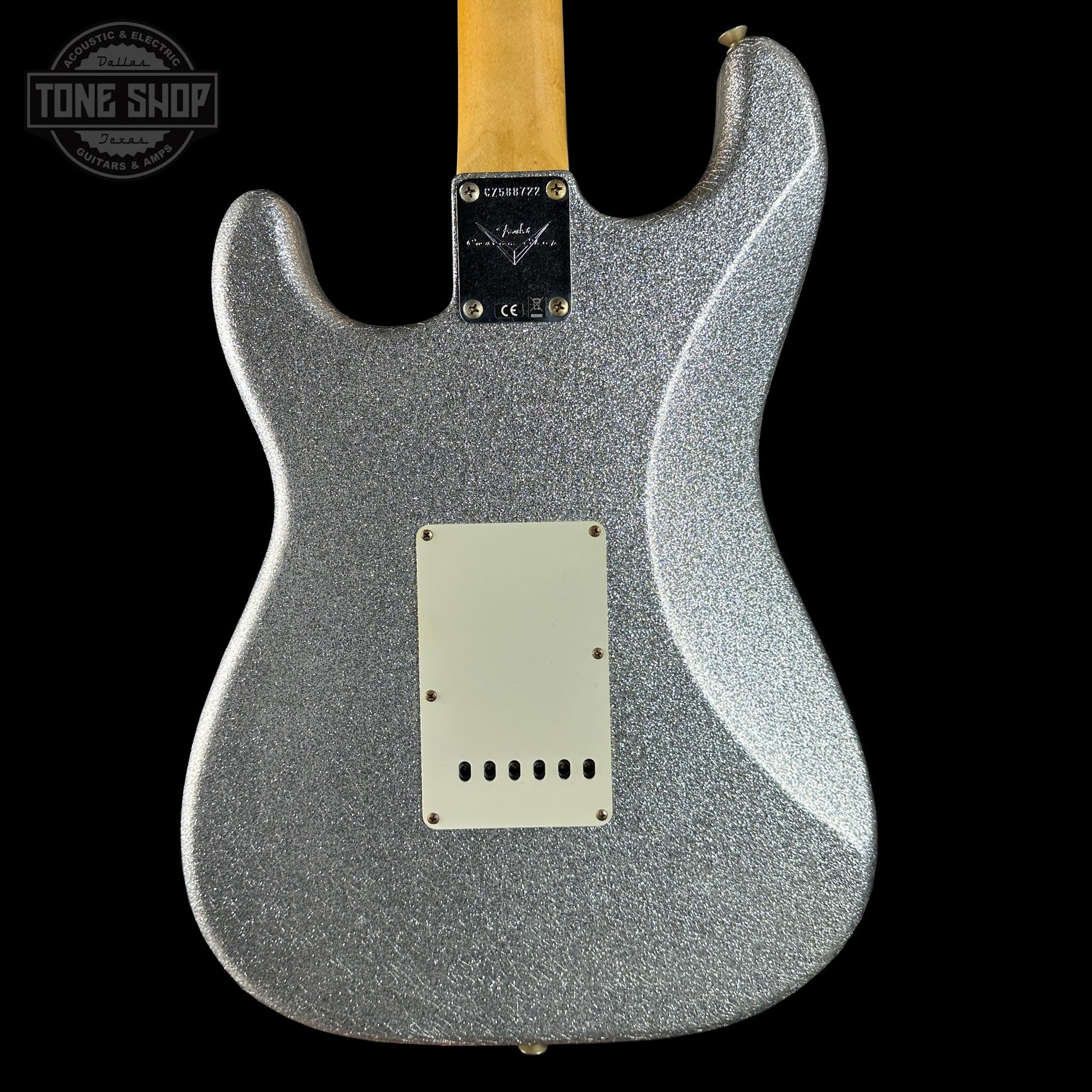 Fender Custom Shop 1969 Stratocaster HSS Journeyman Relic Silver Sparkle w/case CZ588722