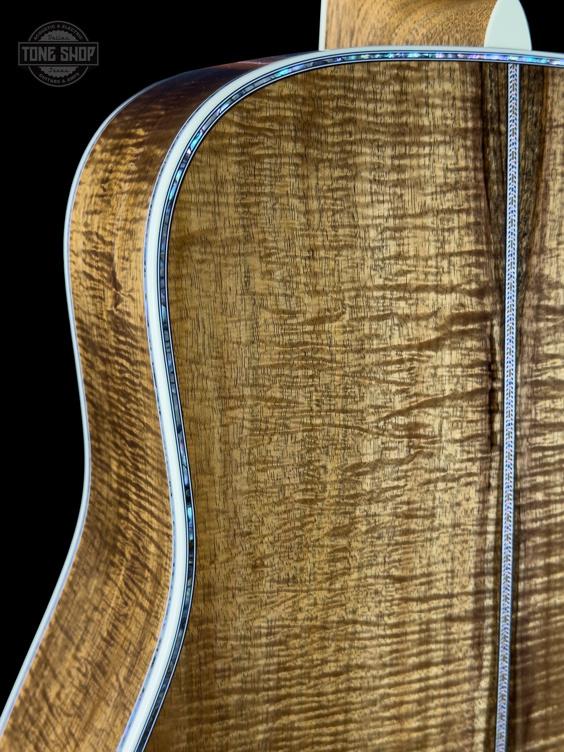 Martin Custom Shop Dread 45 Style Adirondack/Exceptional Broad Figure Koa w/case 2964096
