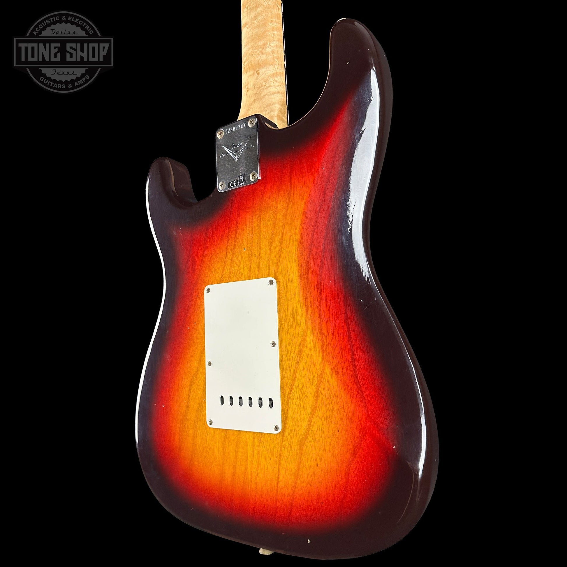 Fender Custom Shop 1963 Stratocaster Journeyman Relic Chocolate 3 Tone Sunburst AAA Maple Neck w/case CZ588787