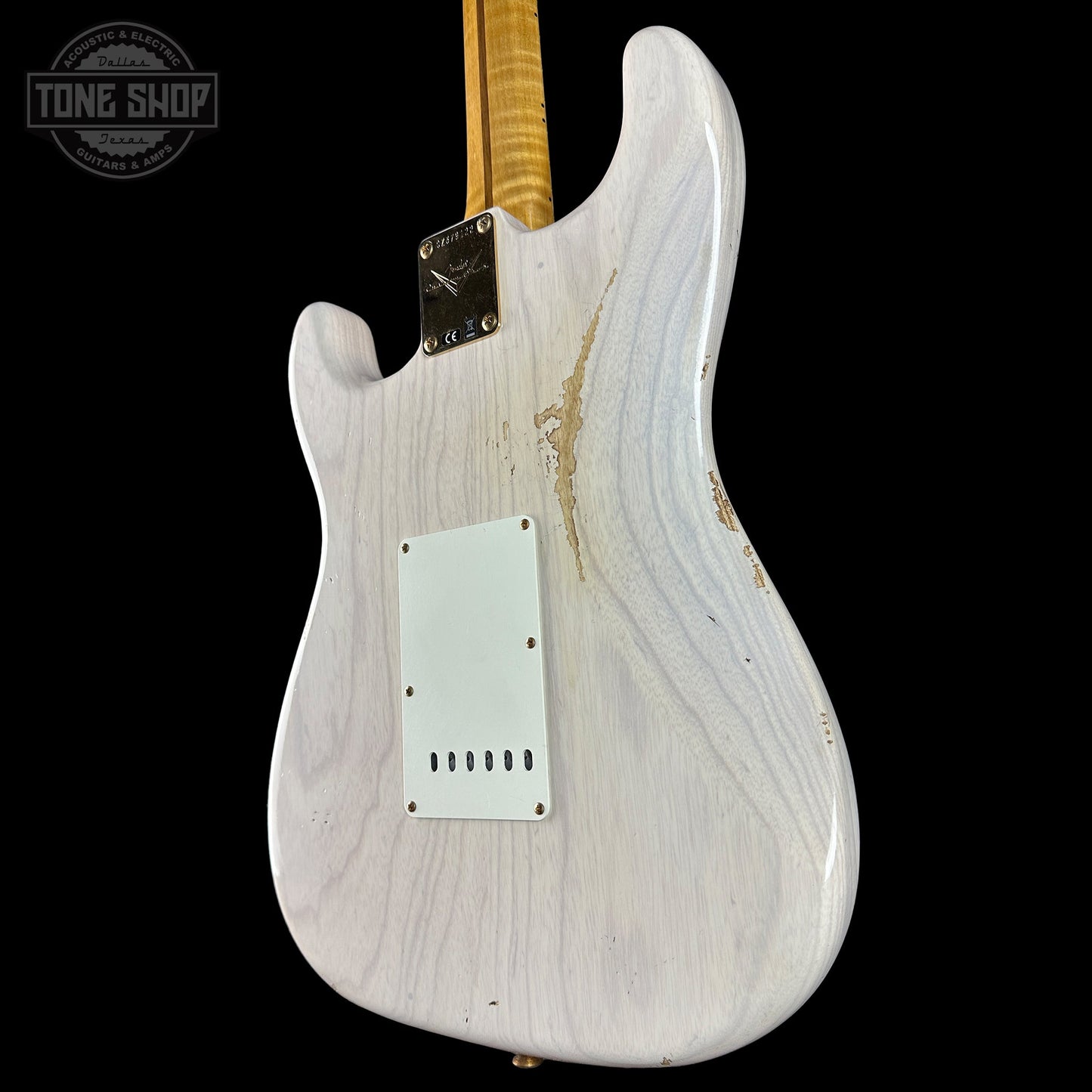 Fender Custom Shop 1957 Stratocaster Relic White Blonde AAA Maple Neck w/case CZ579122