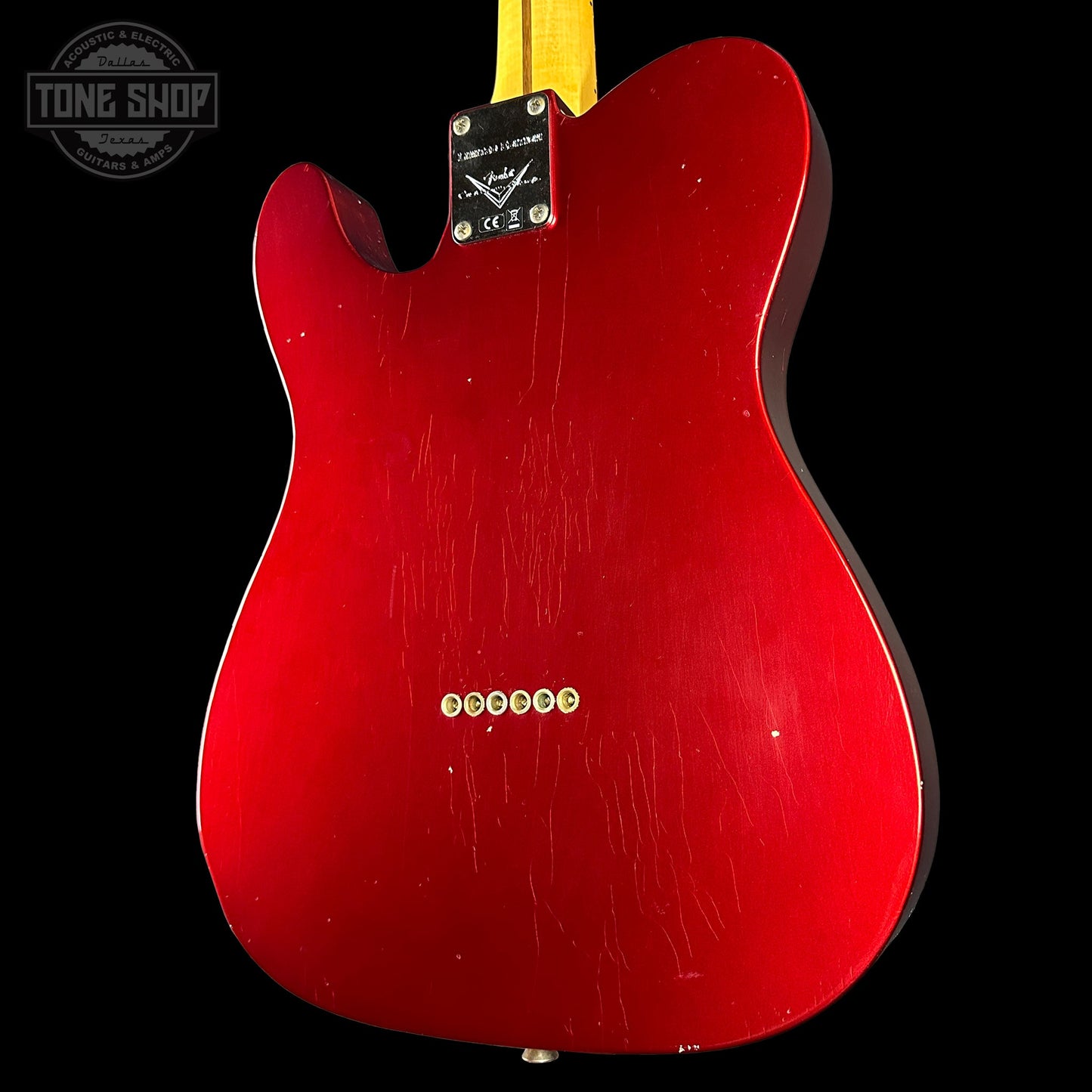 Fender Custom Shop 50s Thineline Telecaster Journeyman Relic Aged Candy Apple Red w/case