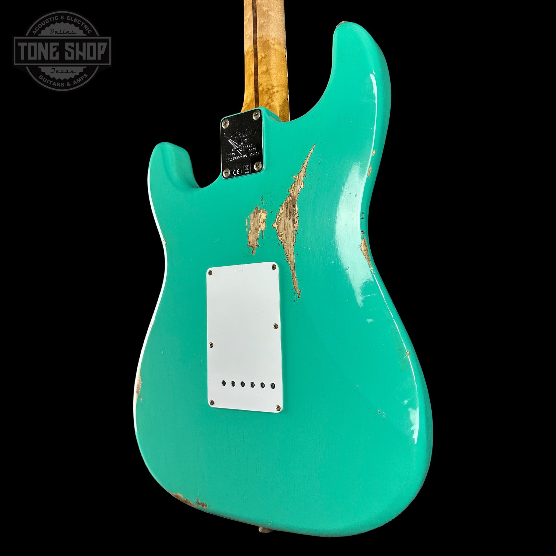 Fender Custom Shop 70th Anniversary 1954 Stratocaster Relic Surf Green w/case XN5745