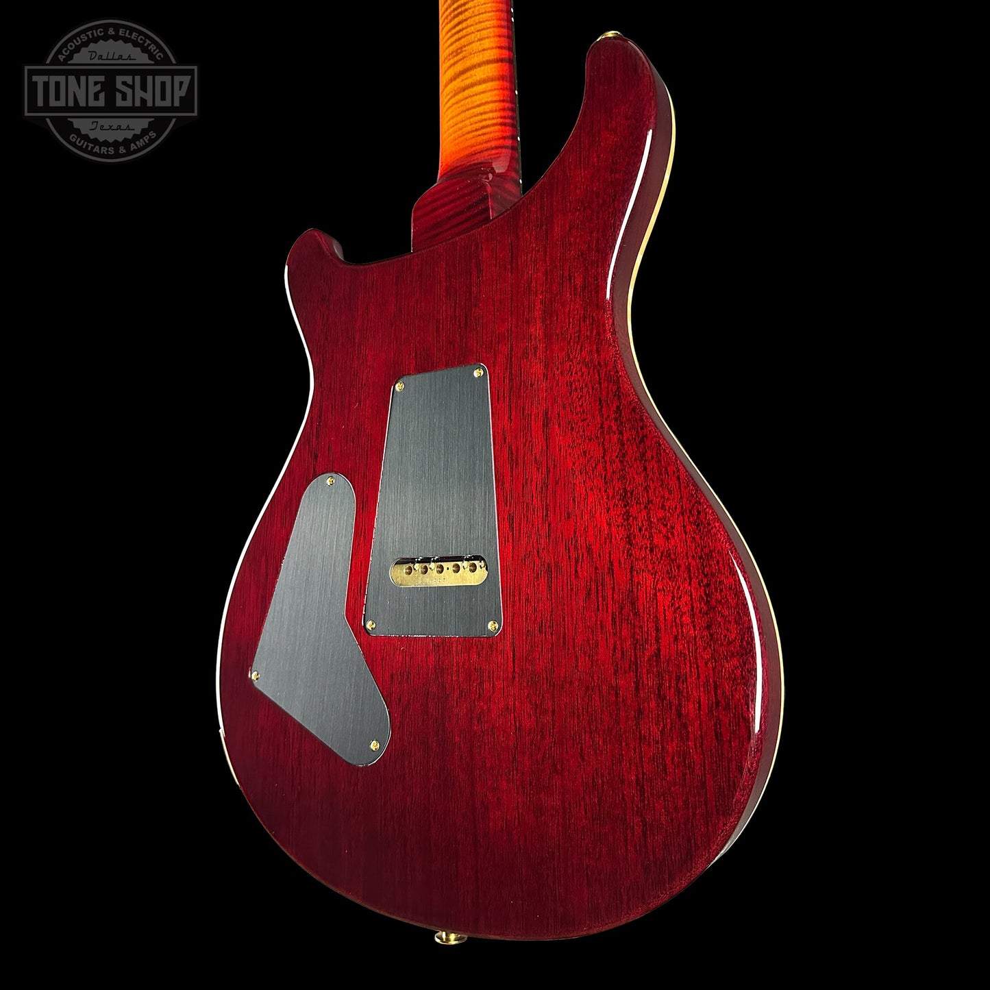 PRS Wood Library Custom 24 Quilt 10 Top Dark Cherry Sunburst w/case 0406615