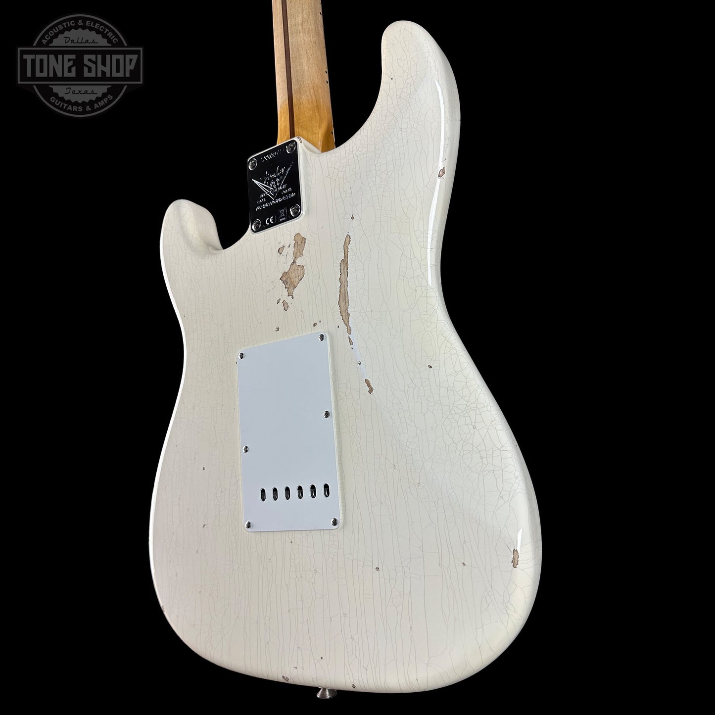 Fender Custom Shop Limited Edition Fat '54 Strat Relic w/Closet Classic Hardware Aged Arctic White w/case