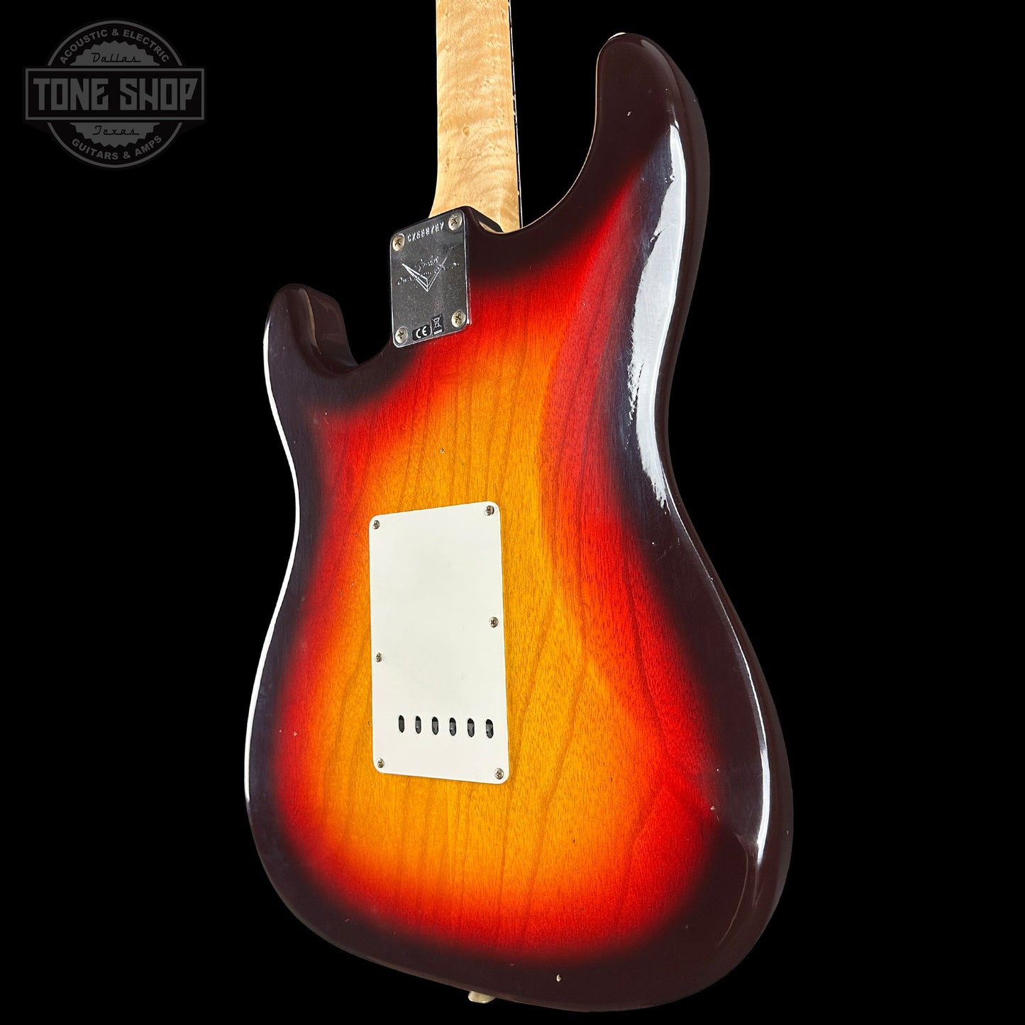 Fender Custom Shop 1963 Stratocaster Journeyman Relic Chocolate 3 Tone Sunburst AAA Maple Neck w/case CZ588787