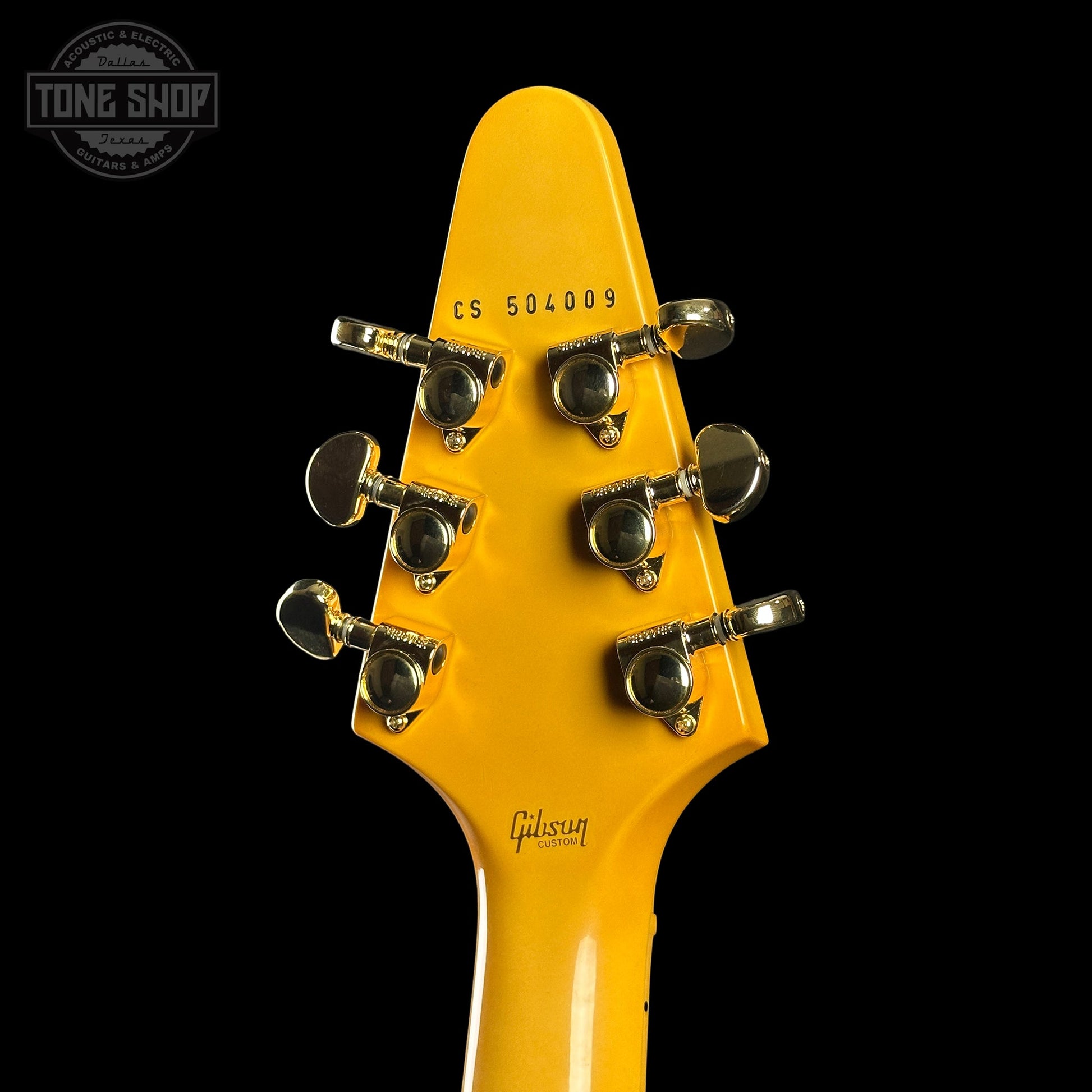 Gibson Custom Dealer Select Flying V Custom Heavy Antique White VOS w/case CS504009