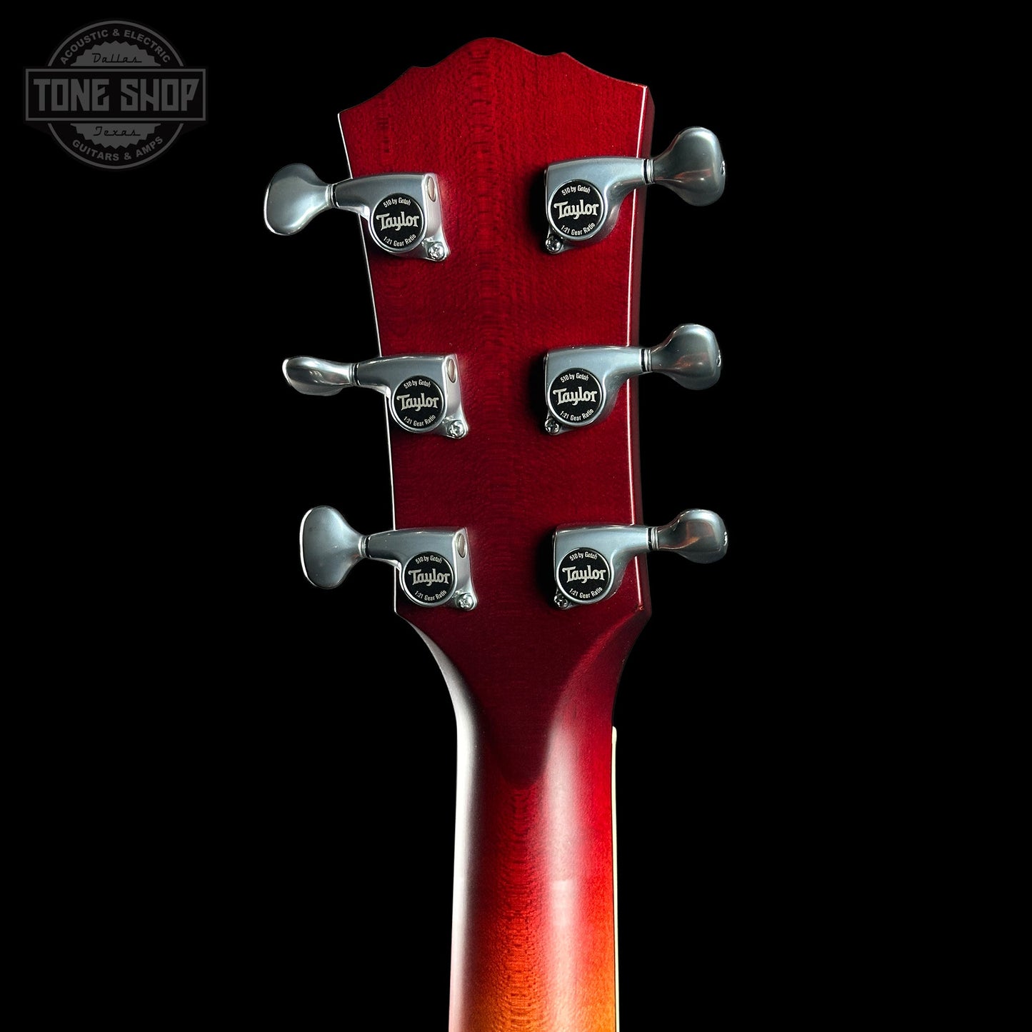 Taylor Custom Gold Label GP Sitka / Big Leaf Maple Cherry Sunburst Back w/case 1210095082