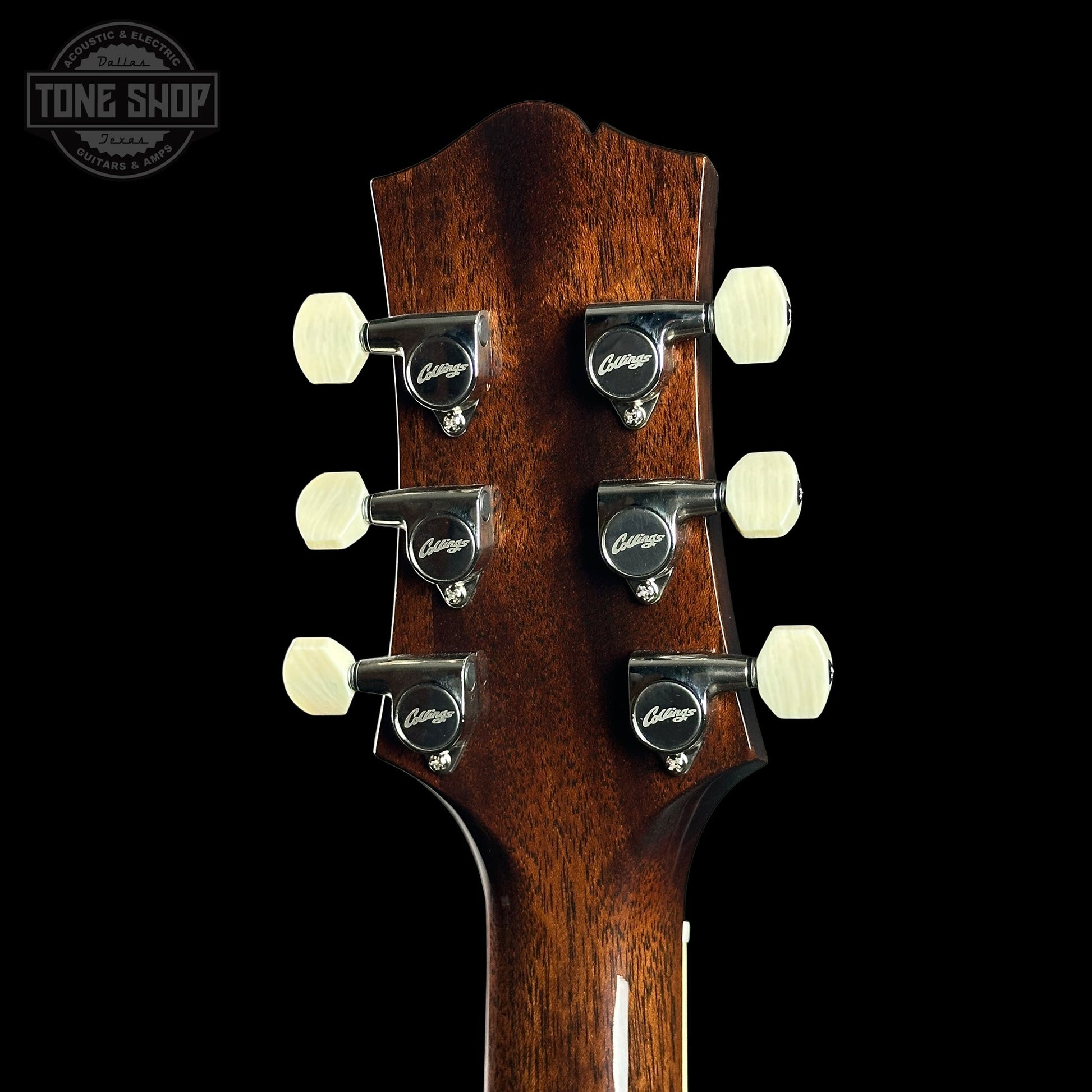 Collings CL City Limits Tobacco Sunburst Parallelogram Inlay Throbaks w/Case CL251673