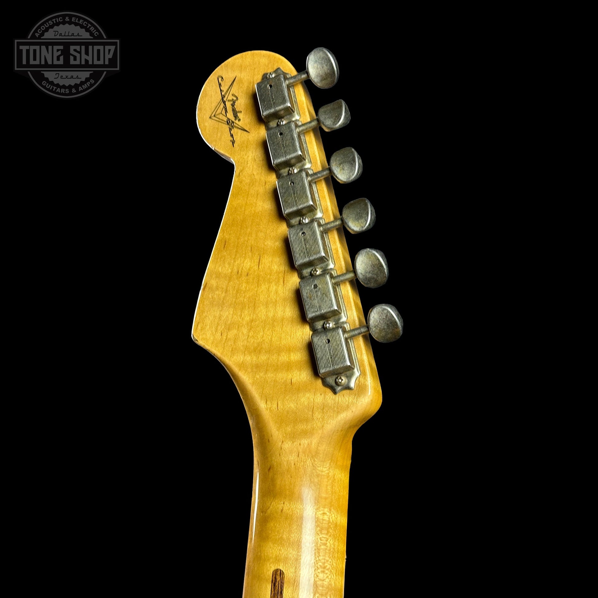 Fender Custom Shop 1957 Stratocaster Relic Black AAA Maple Neck w/case CZ584781