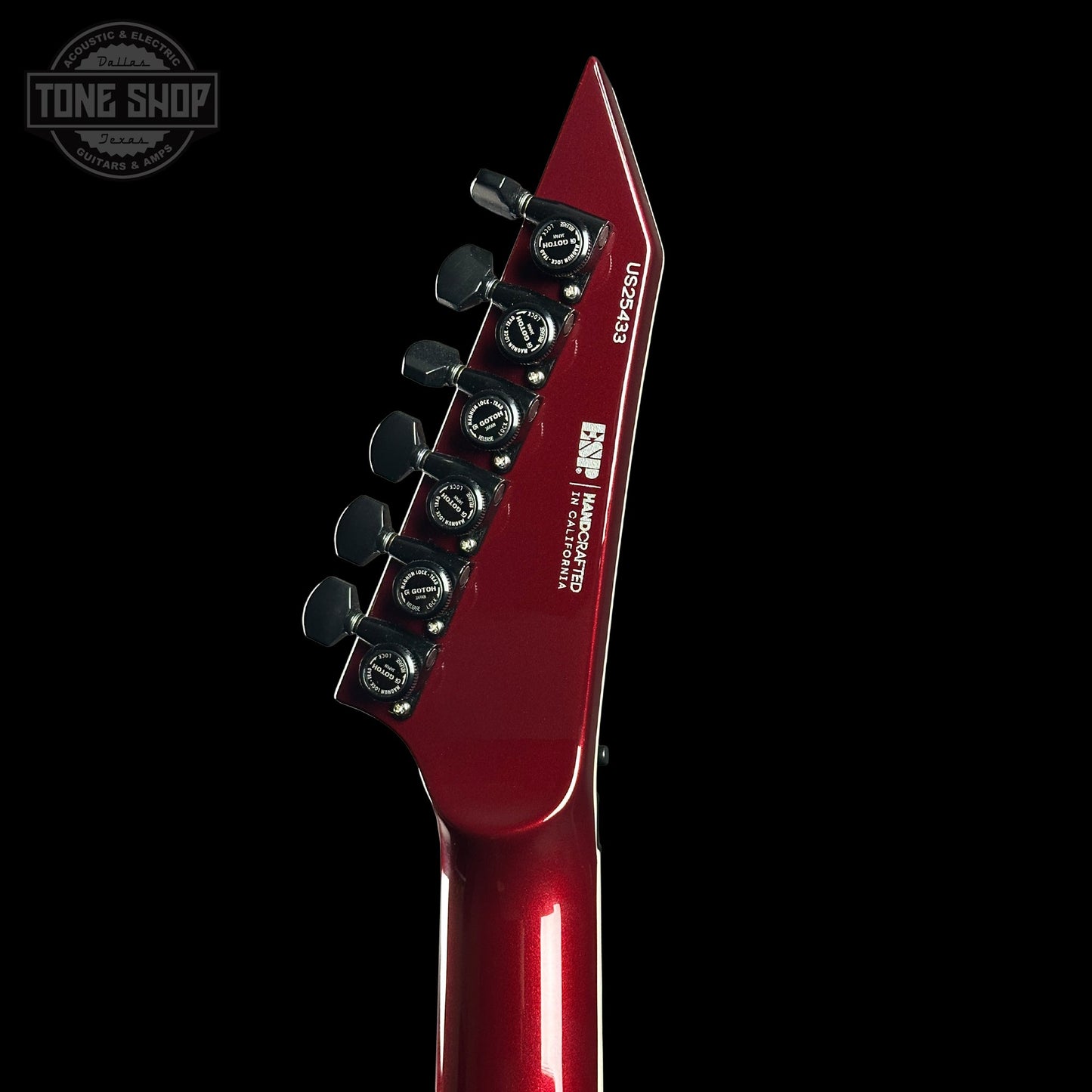ESP USA M-II NTB-FR Cherry Bomb w/ EMGs w/case US25433