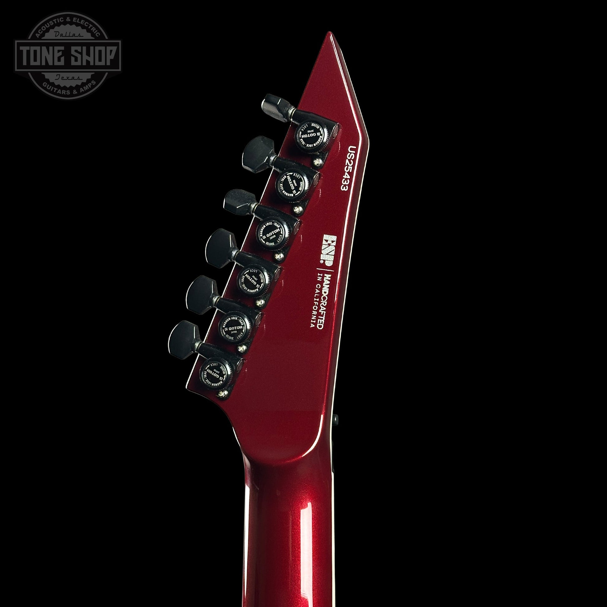 ESP USA M-II NTB-FR Cherry Bomb w/ EMGs w/case US25433