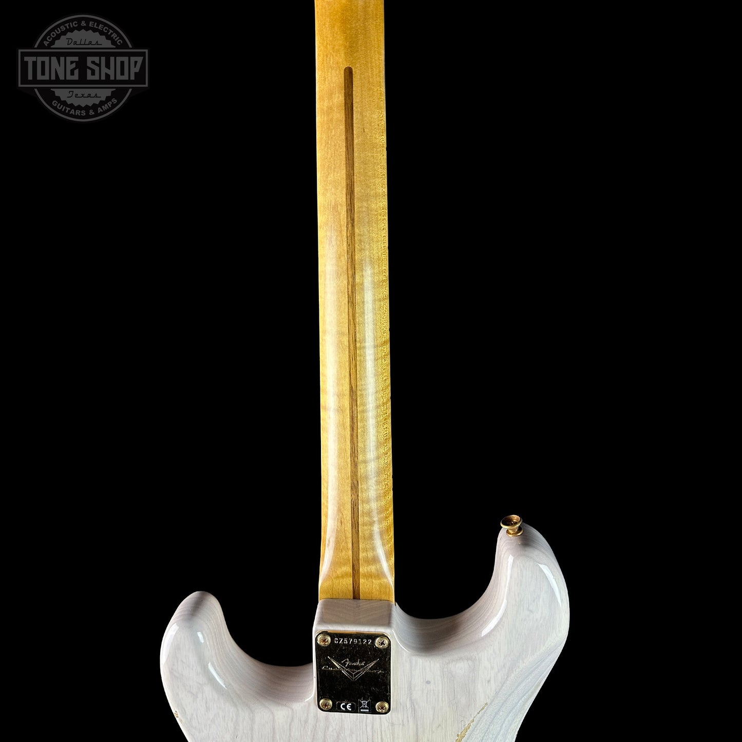 Fender Custom Shop 1957 Stratocaster Relic White Blonde AAA Maple Neck w/case CZ579122