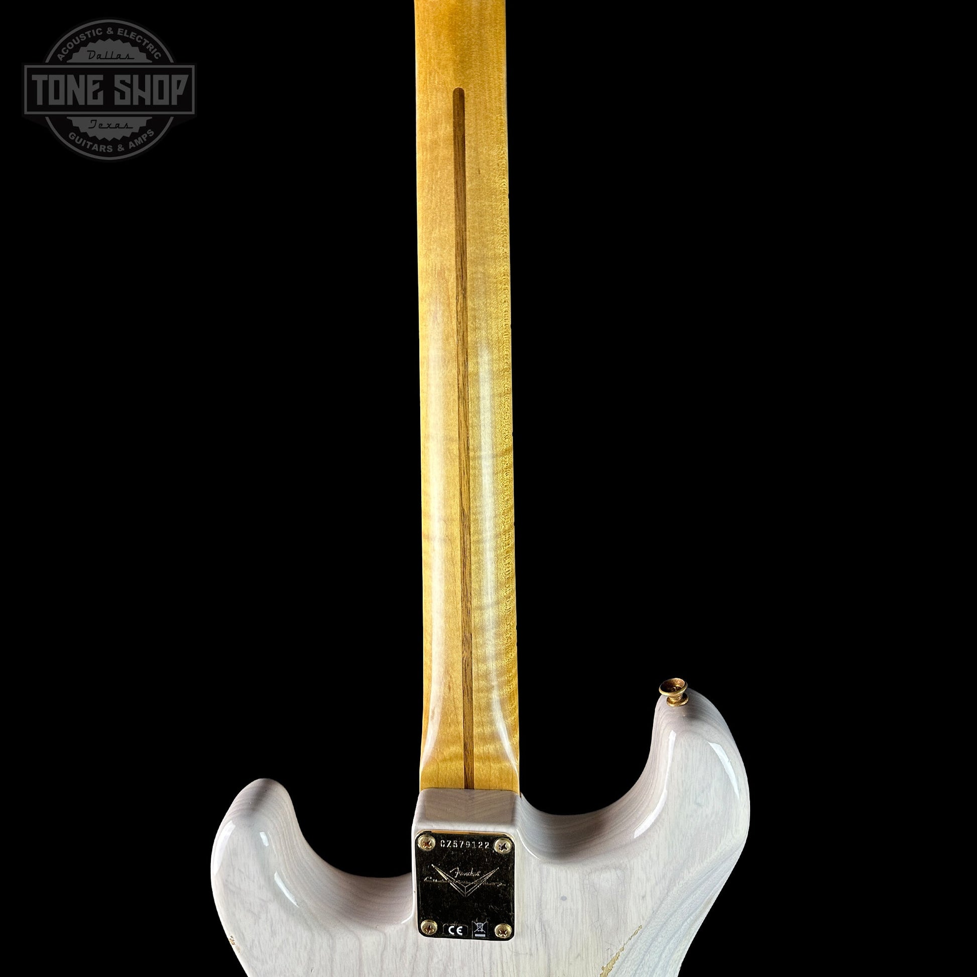 Fender Custom Shop 1957 Stratocaster Relic White Blonde AAA Maple Neck w/case CZ579122