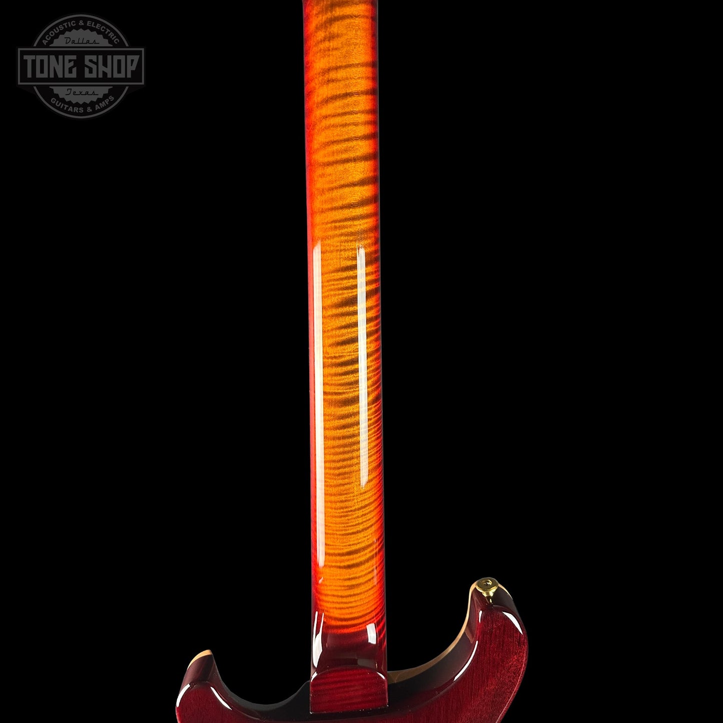 PRS Wood Library Custom 24 Quilt 10 Top Dark Cherry Sunburst w/case 0406615