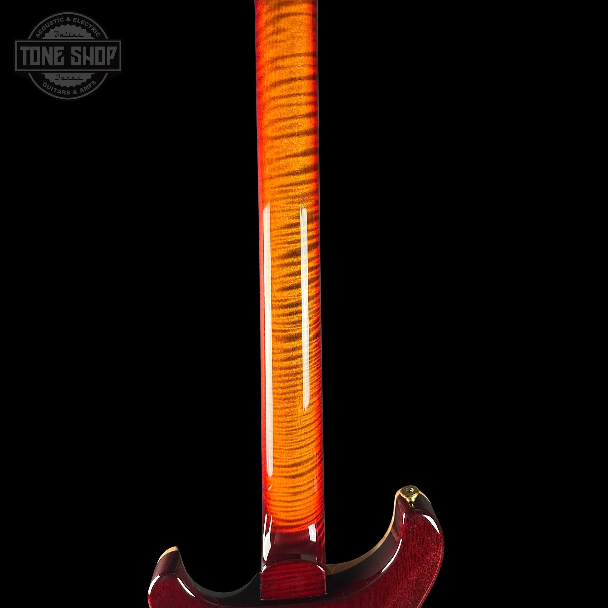 PRS Wood Library Custom 24 Quilt 10 Top Dark Cherry Sunburst w/case 0406615